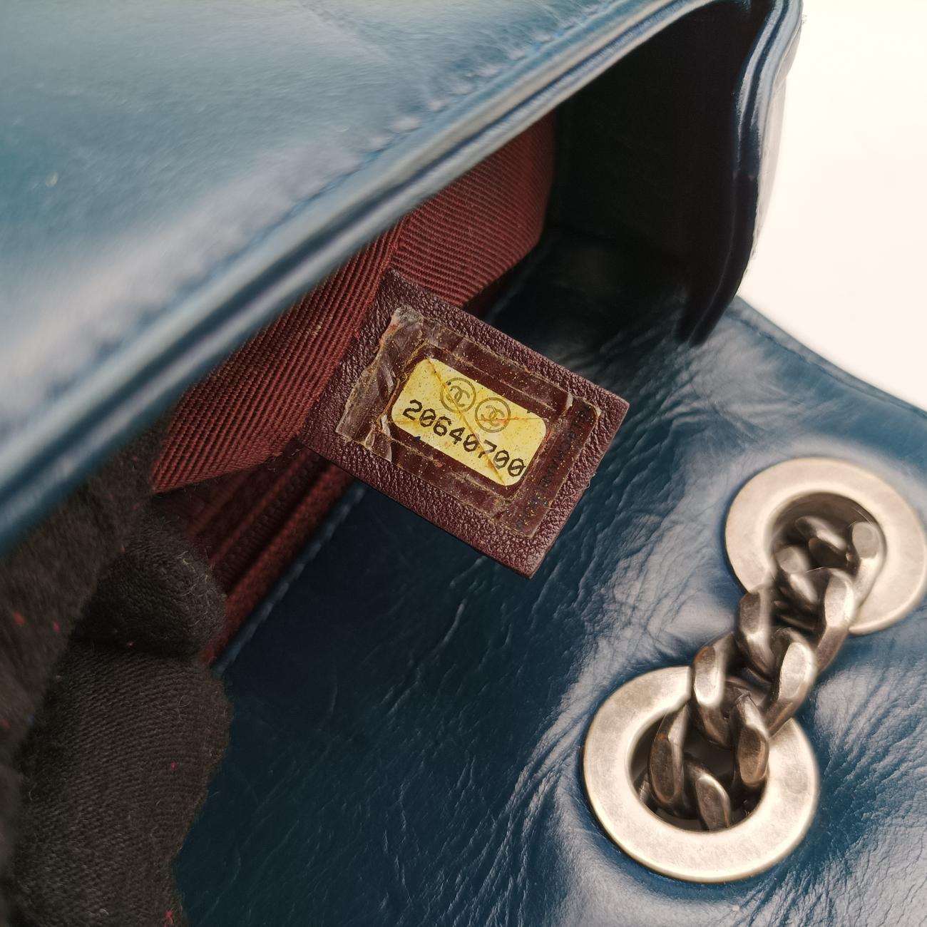 Coco Boy FlapBlueleatherA9279620640700ココボーイ シングルフラップブルーレザーA9279620640700