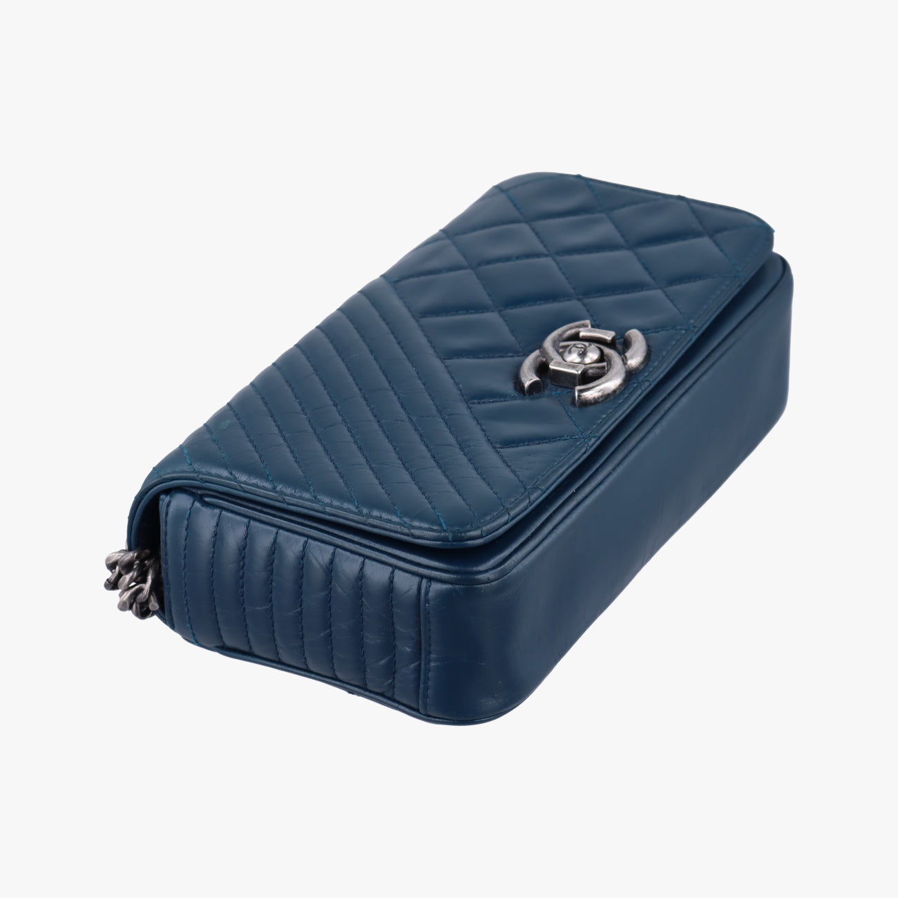 Coco Boy FlapBlueleatherA9279620640700ココボーイ シングルフラップブルーレザーA9279620640700