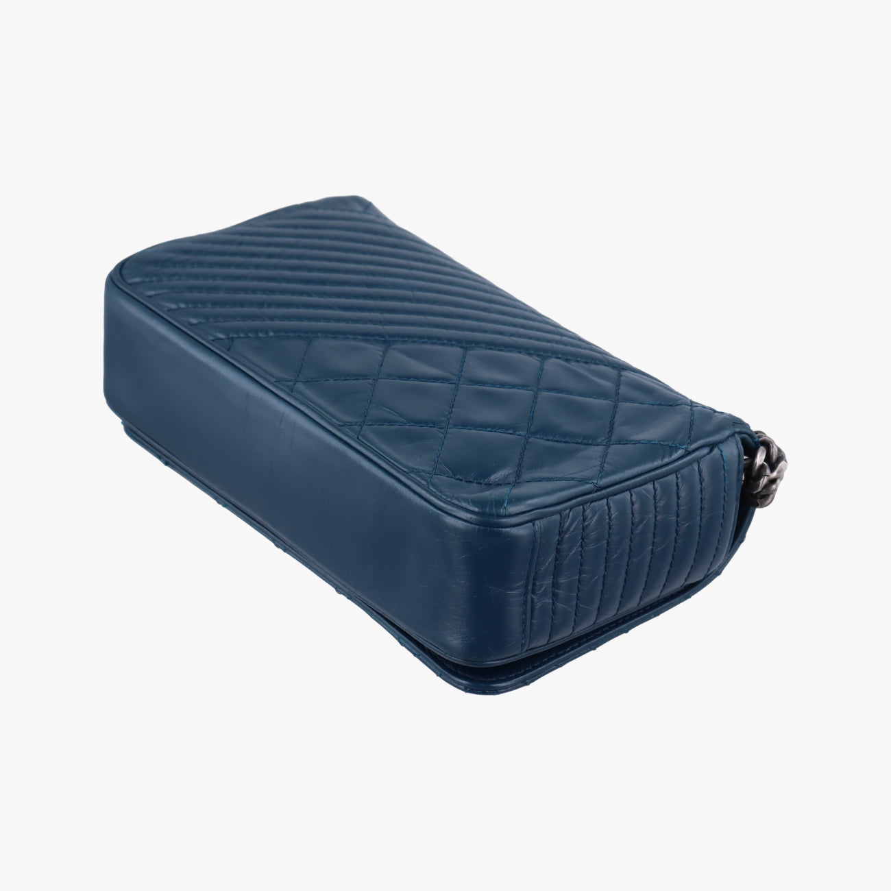 Coco Boy FlapBlueleatherA9279620640700ココボーイ シングルフラップブルーレザーA9279620640700