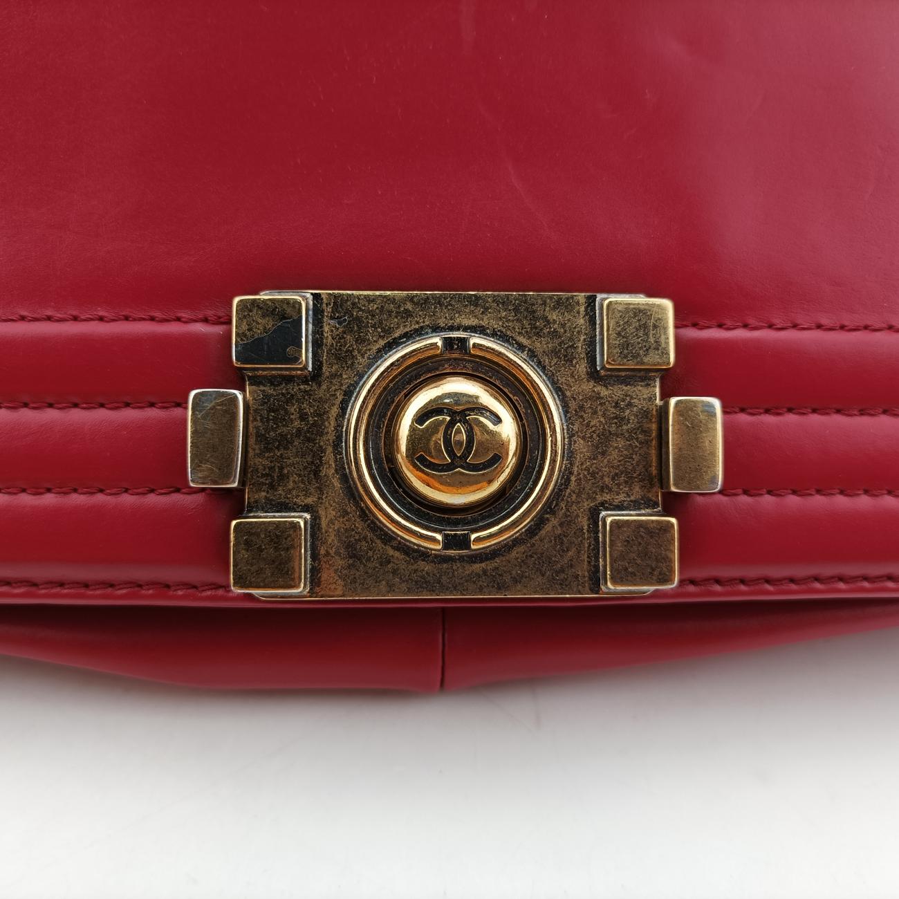 BOY CHANELRedLeatherA6671115639548ボーイシャネルレッドレザーA6671115639548