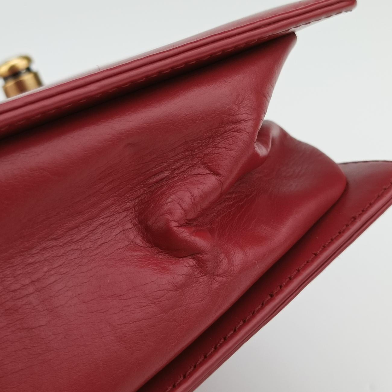 BOY CHANELRedLeatherA6671115639548ボーイシャネルレッドレザーA6671115639548