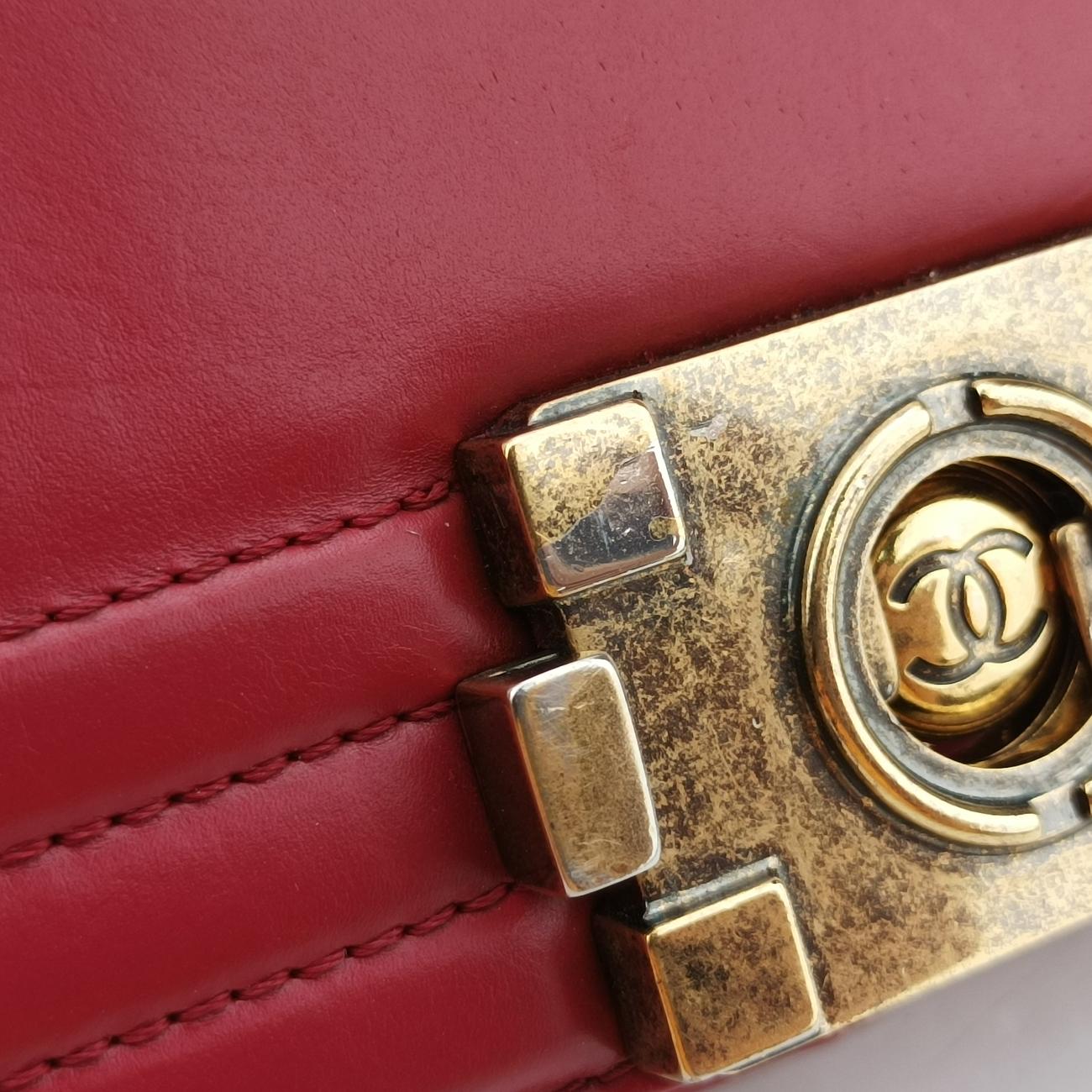 BOY CHANELRedLeatherA6671115639548ボーイシャネルレッドレザーA6671115639548