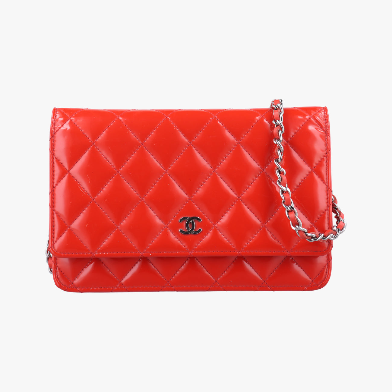 Matelasse coco markRedPatentA3381418963926マトラッセ ココマークレッドパテントA3381418963926