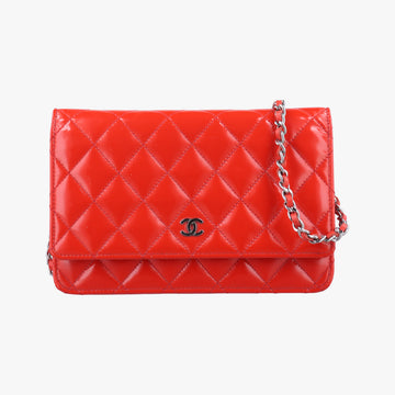 Matelasse coco markRedPatentA3381418963926マトラッセ ココマークレッドパテントA3381418963926