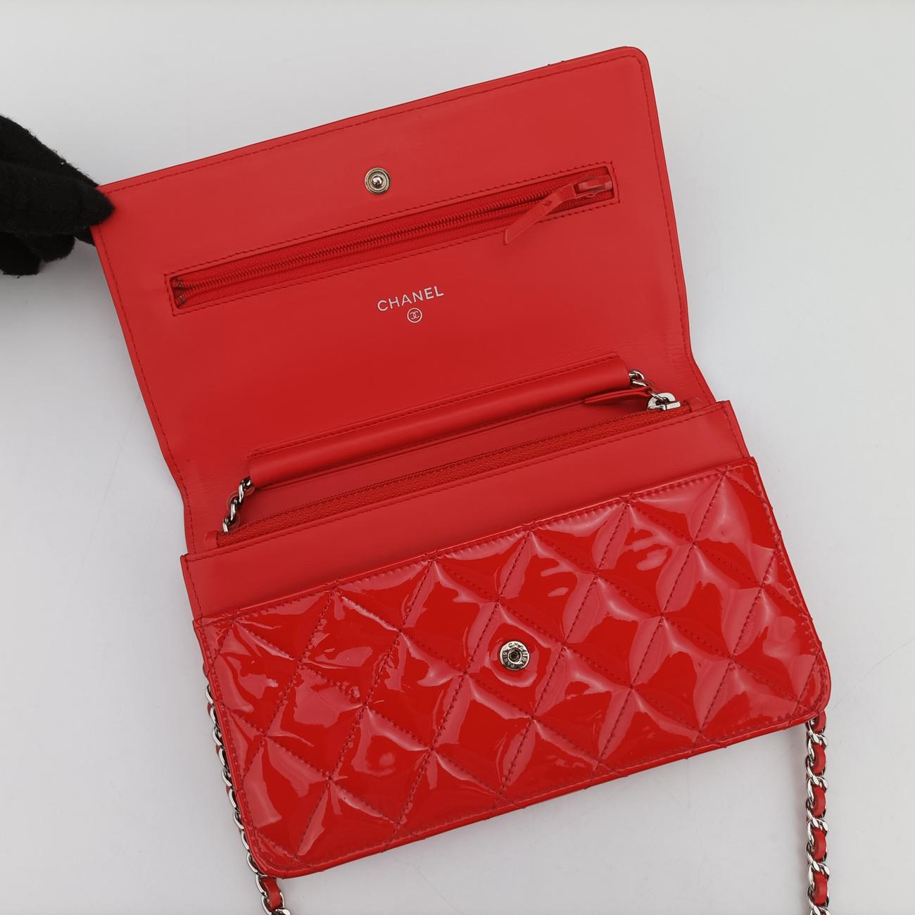 Matelasse coco markRedPatentA3381418963926マトラッセ ココマークレッドパテントA3381418963926