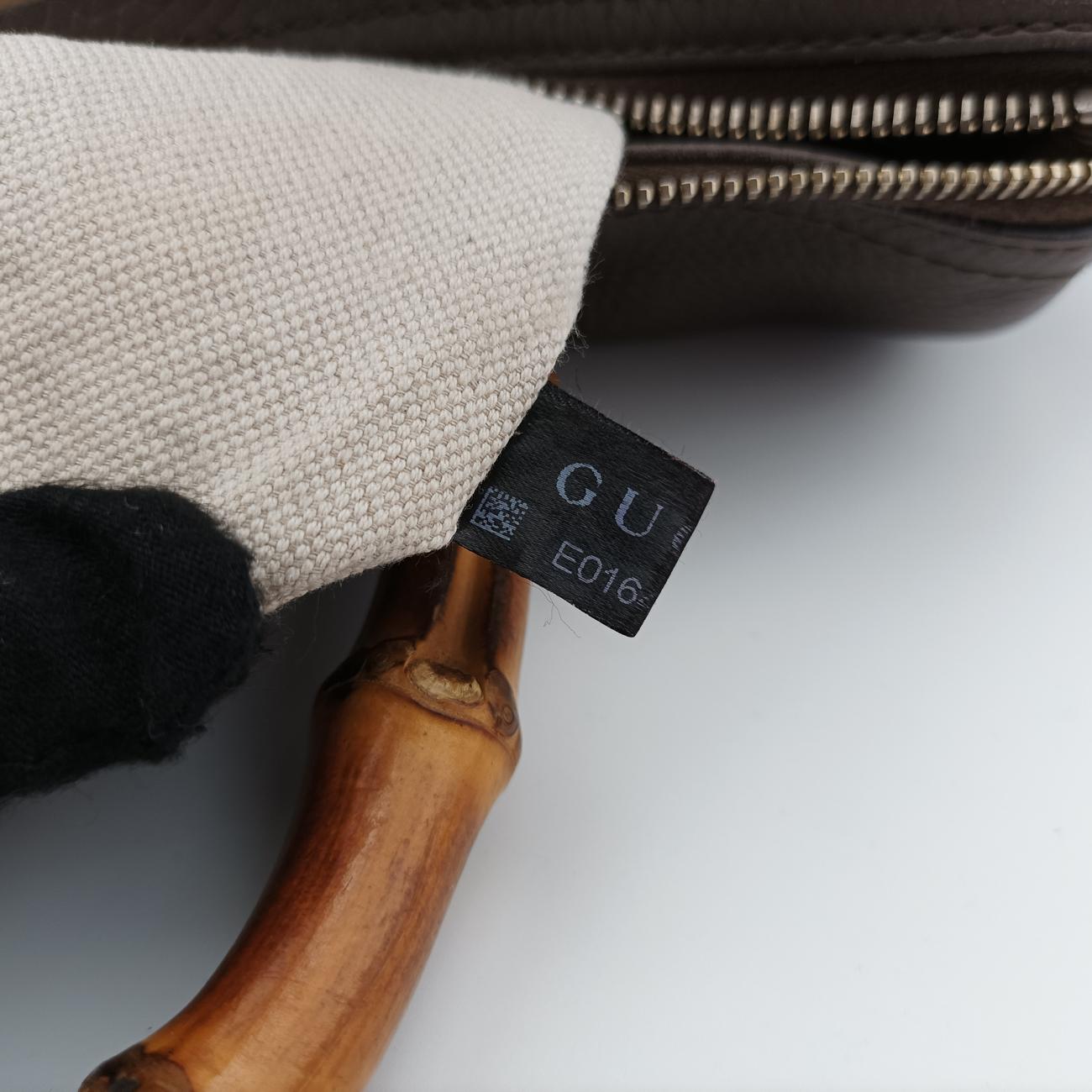 bamboo shopper Brown Leather 353124 E016438274バンブーショッパー ブラウン レザー 353124 E016438274