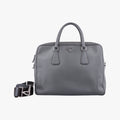 Business Briefcase Grey SAFFIANO Leather 2VE011 7 Dビジネス ブリーフケース グレー サフィアーノレザー 2VE011 7 D