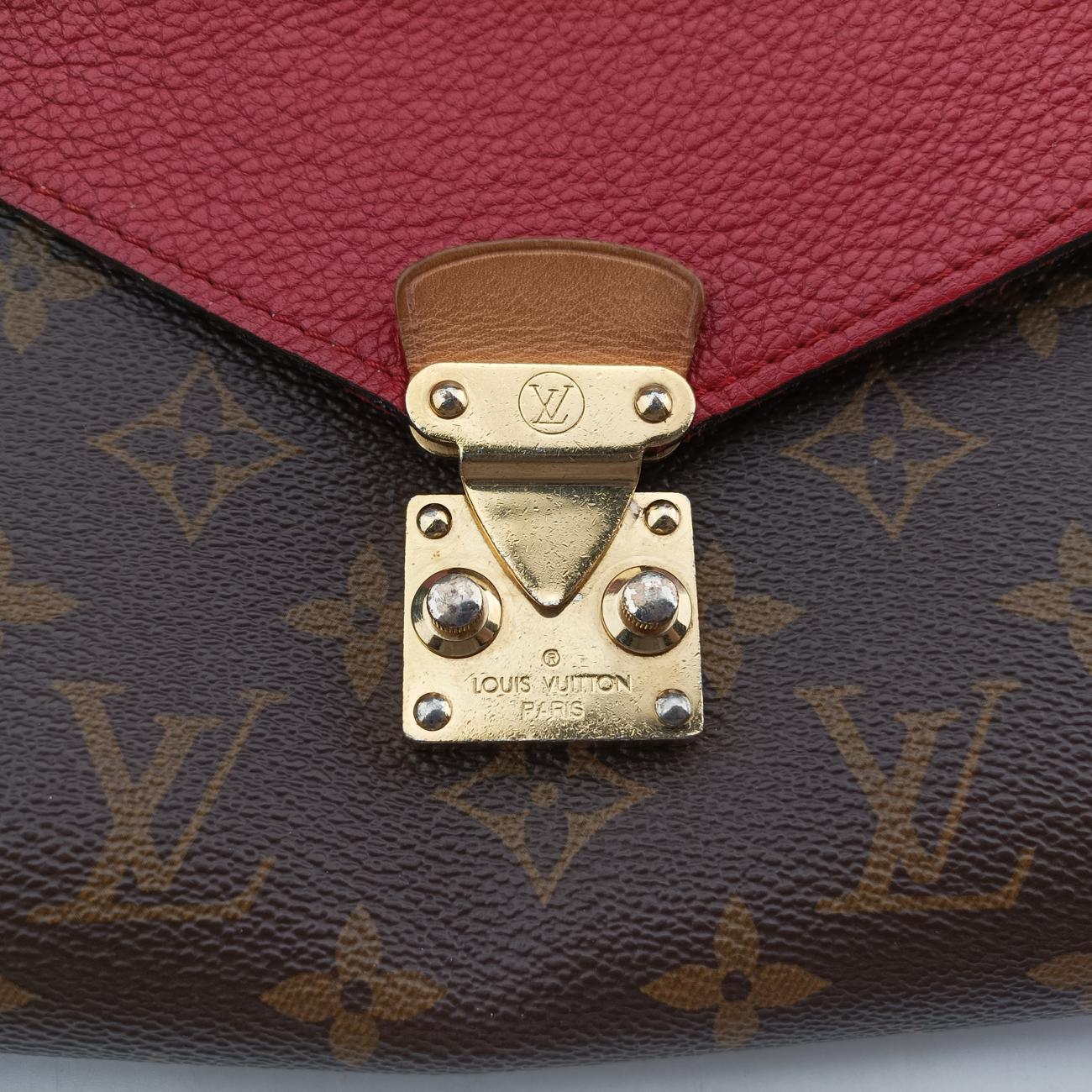 PALLAS ChainBrown×CERISEMonogram Canvas×calf leatherM41201CA3116パラス チェーンモノグラム/ブラウン系×スリーズモノグラムキャンバス×カーフレザーM41201CA3116