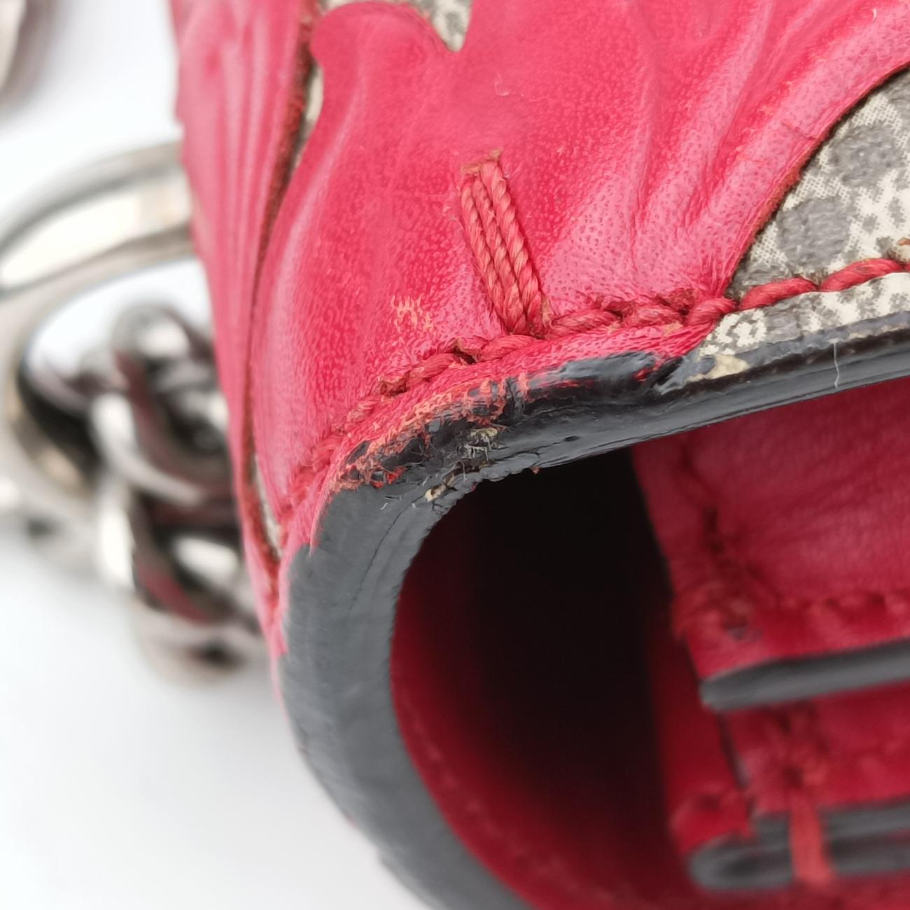 DionysusRed×MulticolourPVC coated canvas x leather400249I019657063ディオニュソスレッド×マルチカラーPVCコーティングキャンバス×レザー400249I019657063