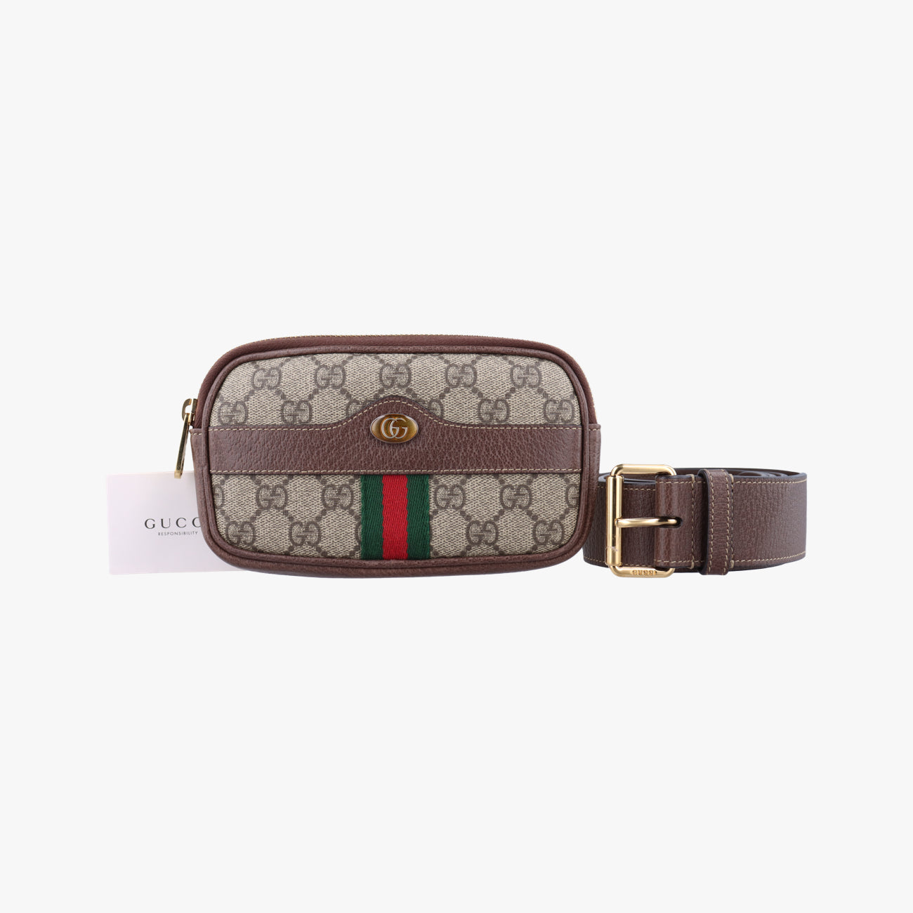 OphidiaBrown×MulticolourPVC coated canvas x leather519308オフィディアブラウン ×マルチカラーPVCコーティングキャンバス×レザー519308