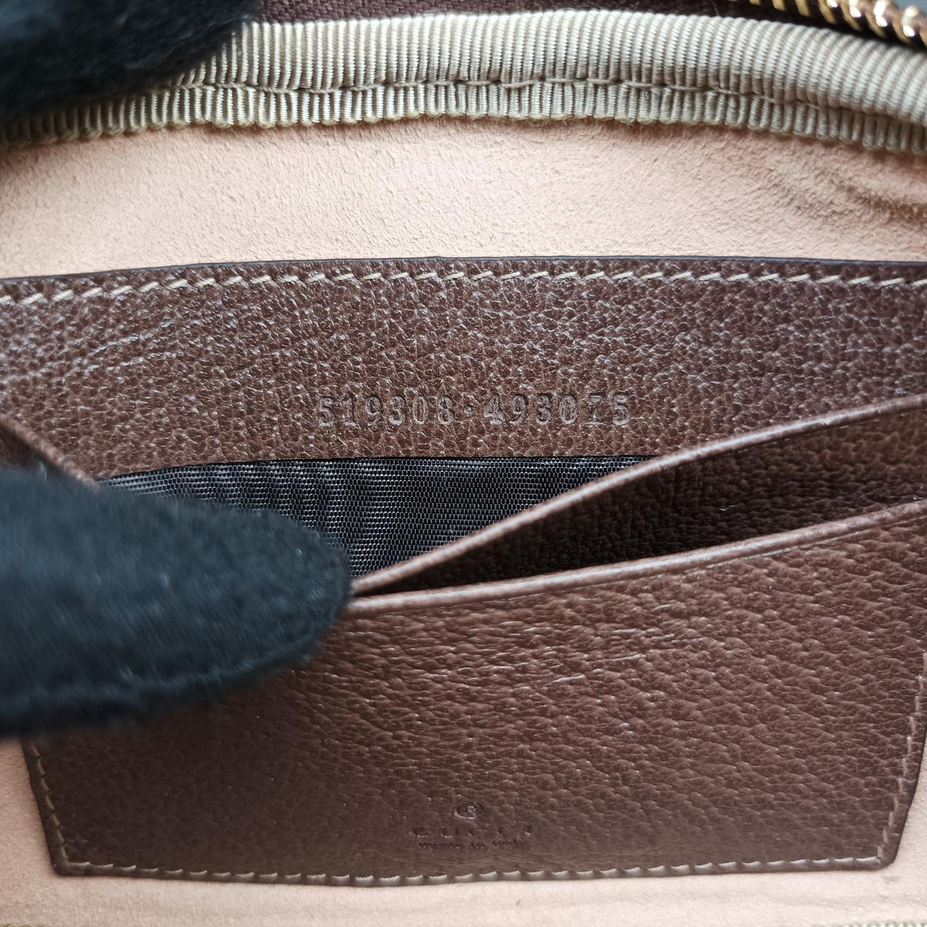OphidiaBrown×MulticolourPVC coated canvas x leather519308オフィディアブラウン ×マルチカラーPVCコーティングキャンバス×レザー519308