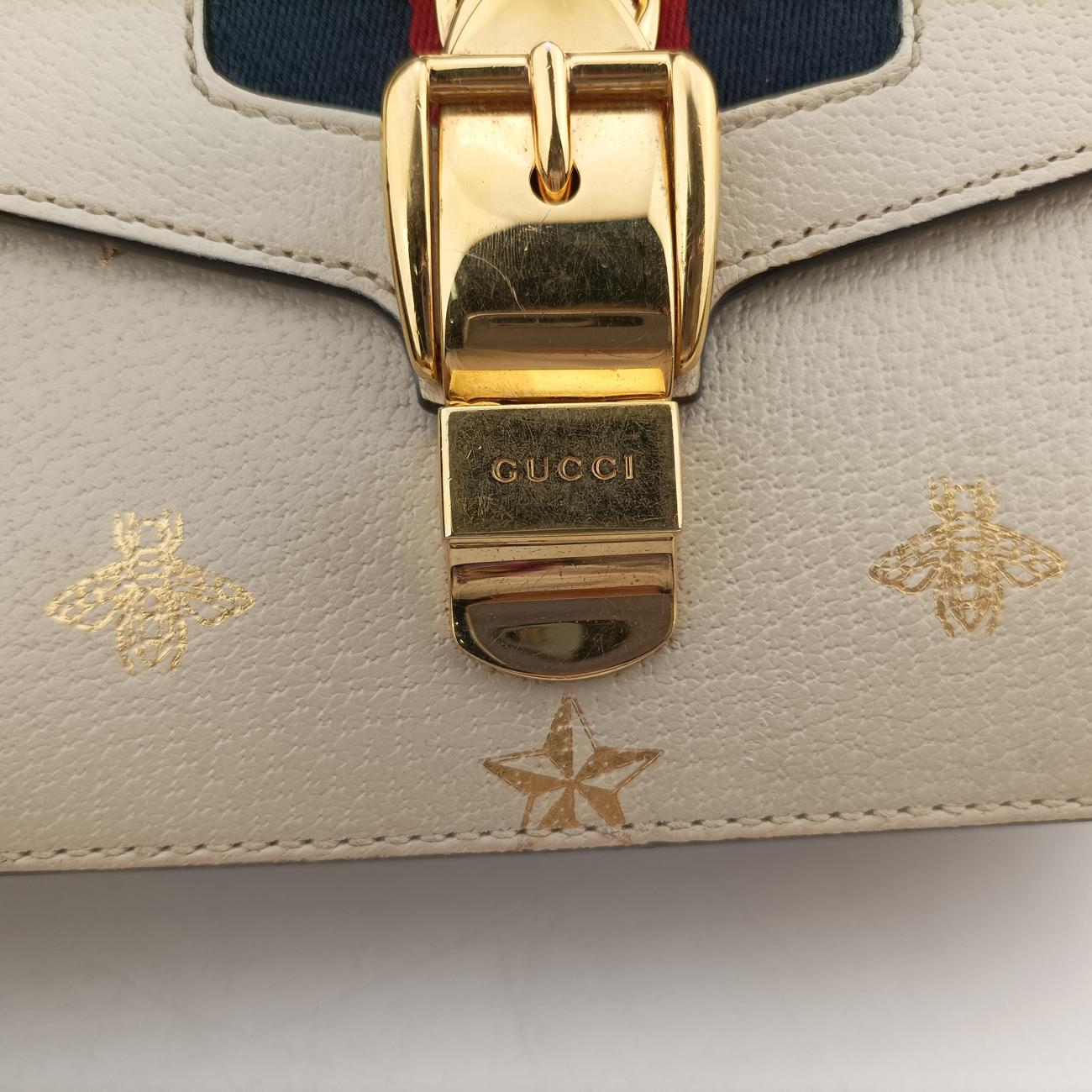 SylvieIvory x Navy x RedLeather524405G031153823シルヴィアイボリー×ネイビー×レッドレザー524405G031153823