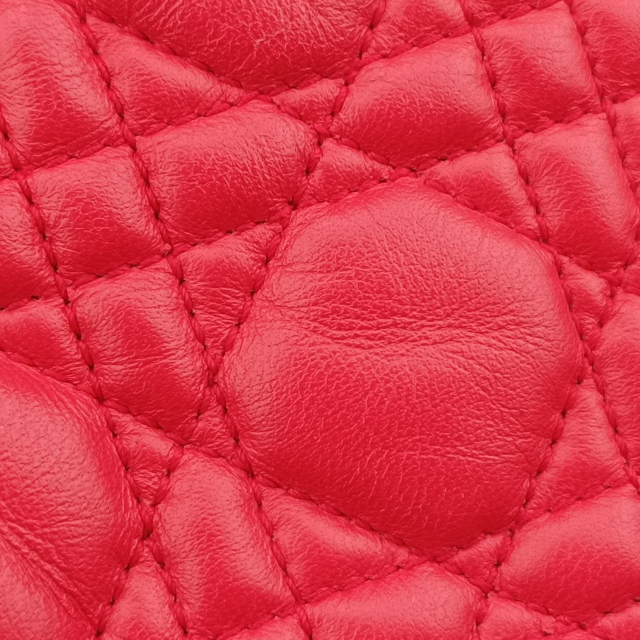 Cannage Dior Soft ShoppingRedlambskin01-BO-0113ディオールソフトショッピングレッドラムスキン01-BO-0113