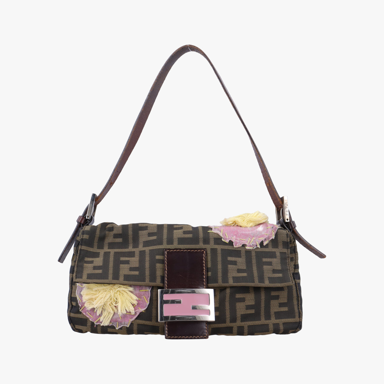 Mamma BaguetteBrown×Multicolourcanvas×LeatherLot number unknownマンマバケットブラウン×マルチカラーキャンバス×レザー製番不明