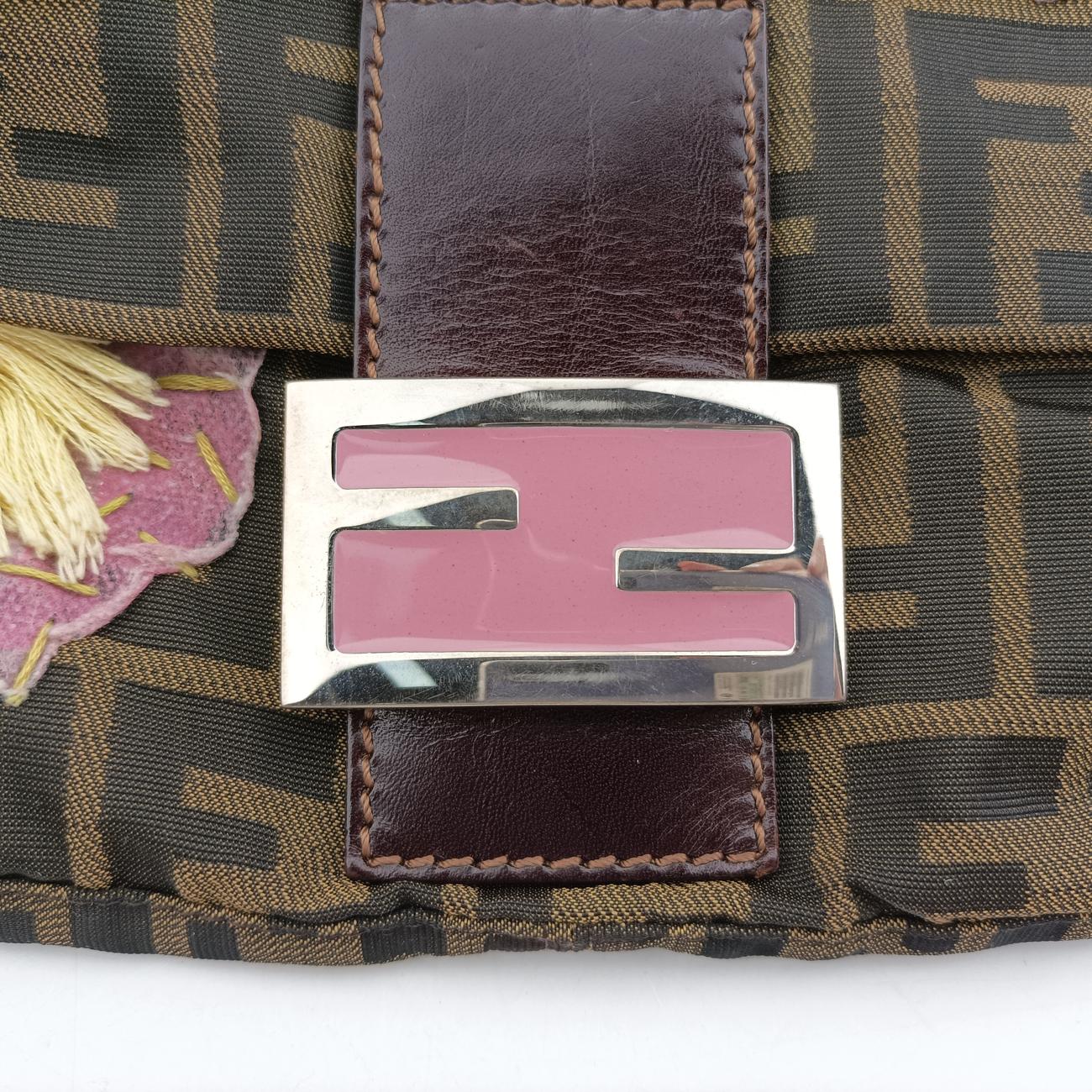 Mamma BaguetteBrown×Multicolourcanvas×LeatherLot number unknownマンマバケットブラウン×マルチカラーキャンバス×レザー製番不明