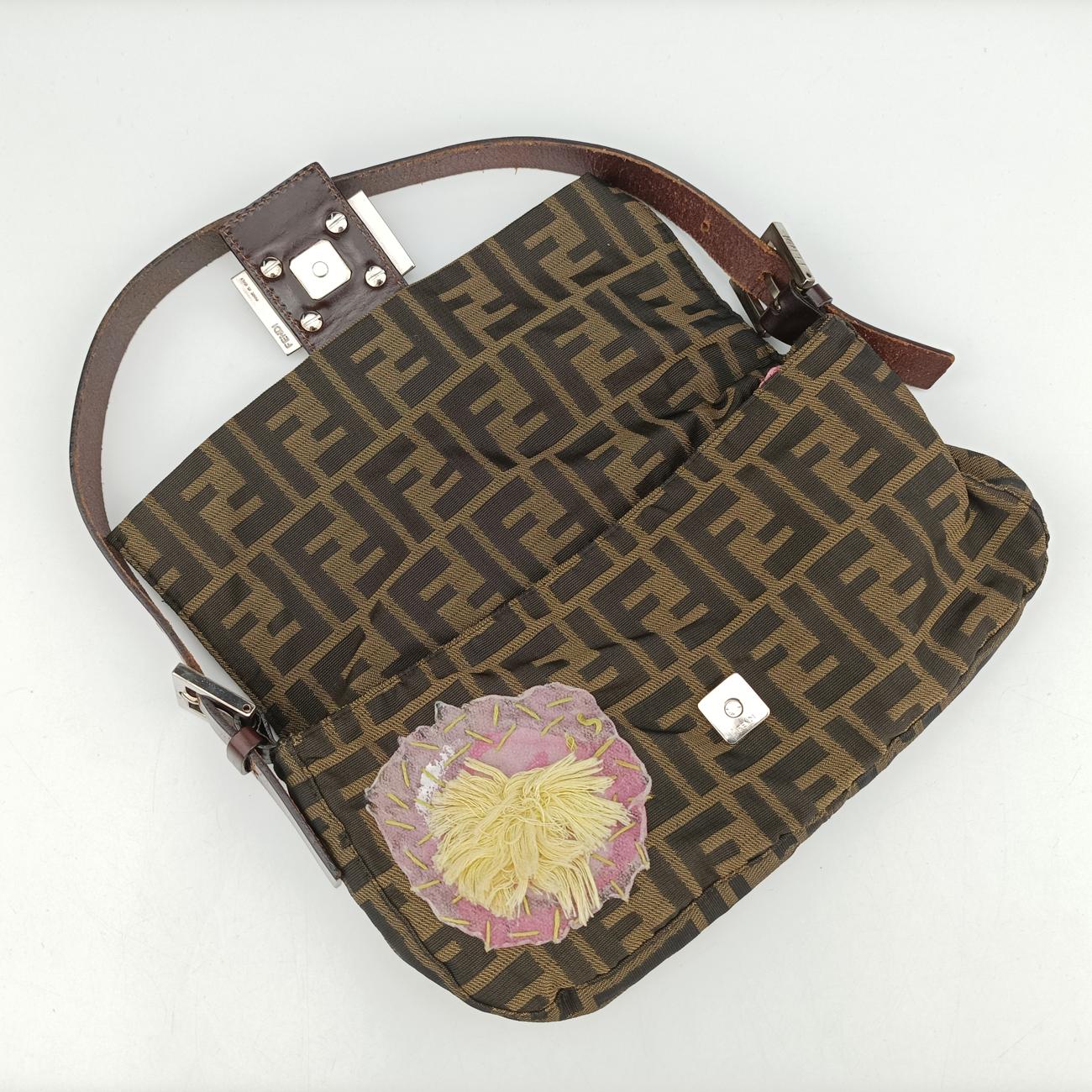 Mamma BaguetteBrown×Multicolourcanvas×LeatherLot number unknownマンマバケットブラウン×マルチカラーキャンバス×レザー製番不明