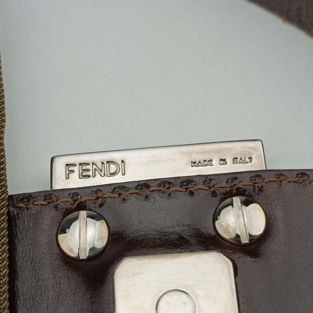 Mamma BaguetteBrown×Multicolourcanvas×LeatherLot number unknownマンマバケットブラウン×マルチカラーキャンバス×レザー製番不明