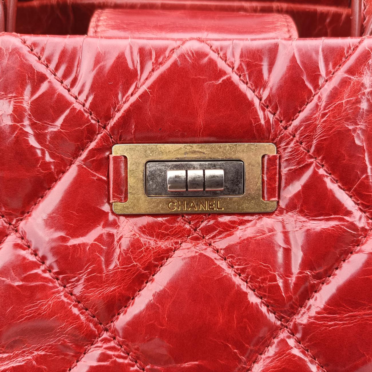 2.55 Matelasse VintageRedLeatherA66818157393122.55 マトラッセ ヴィンテージレッドレザーA6681815739312