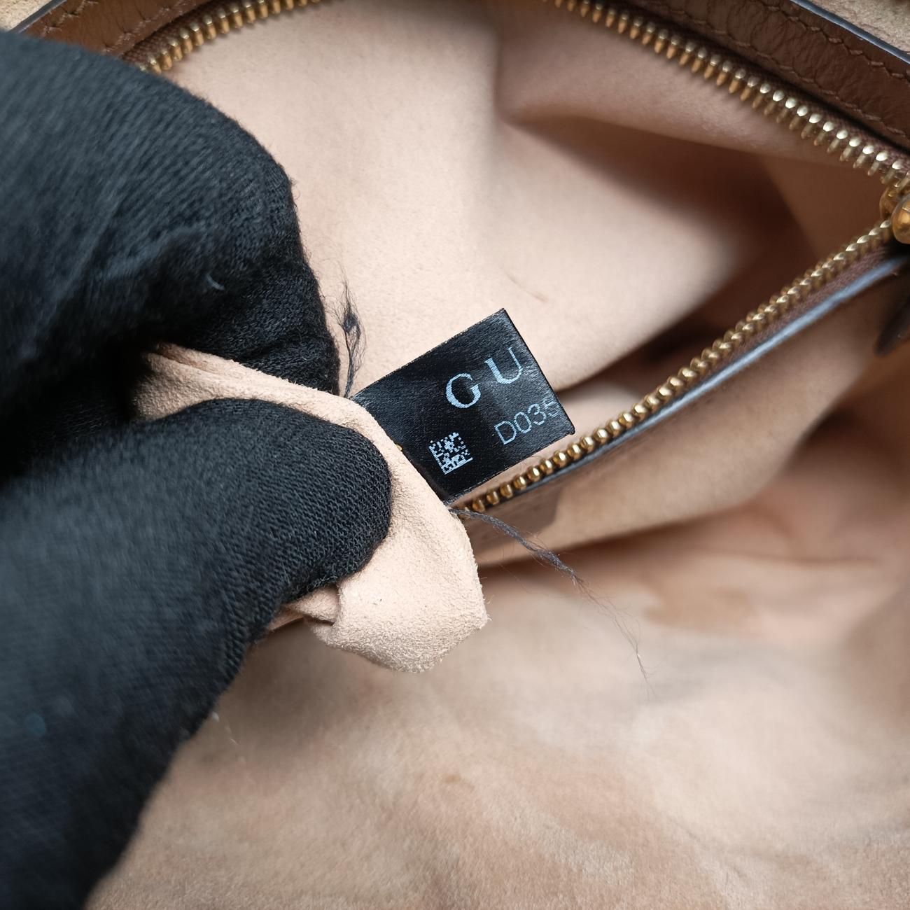 Horsebit 1955 beige×brown PVC coated canvas 645454 D035617110ホースビット 1955 ベージュ×ブラウン PVCコーティングキャンバス 645454 D035617110