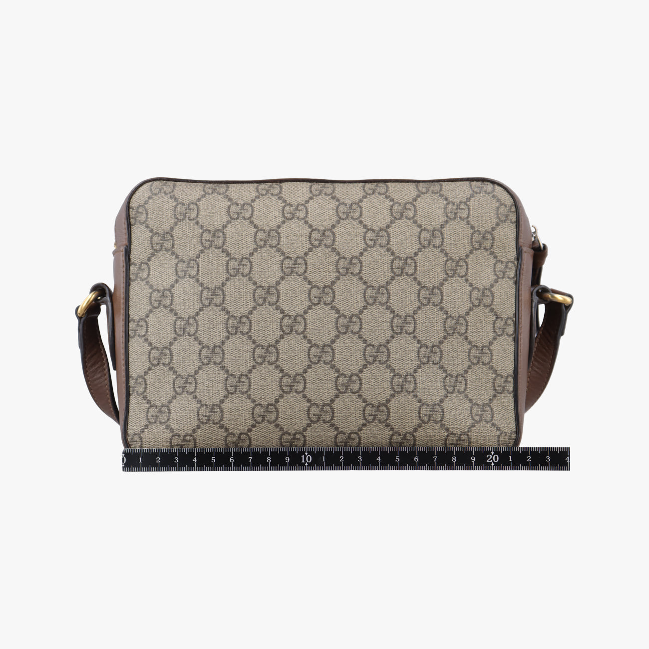 Horsebit 1955 beige×brown PVC coated canvas 645454 D035617110ホースビット 1955 ベージュ×ブラウン PVCコーティングキャンバス 645454 D035617110