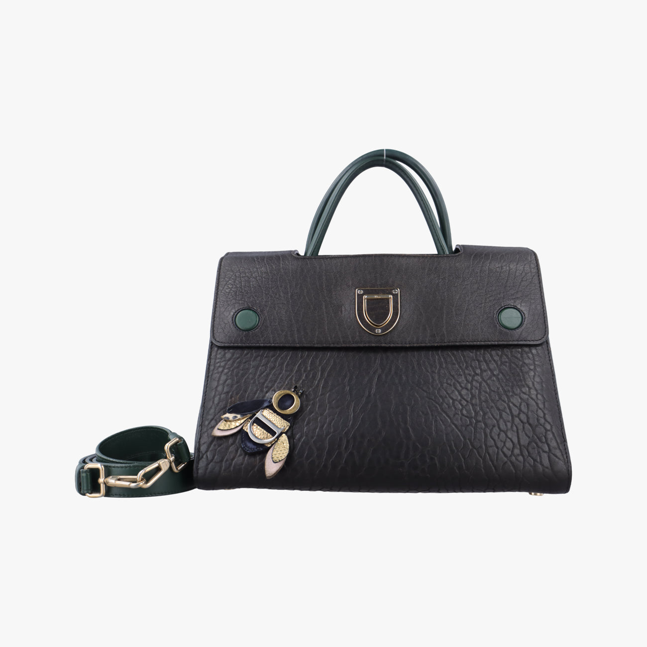 Diorever Black×Multicolour Leather 19-MA-0146ディオールエヴァー ブラック×マルチカラー レザー 19-MA-0146