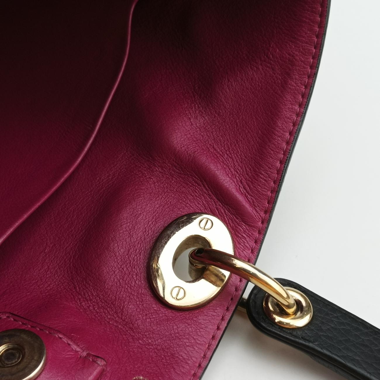 Diorissimo Black Leather 29-MA-0155ディオリッシモ ブラック レザー 29-MA-0155