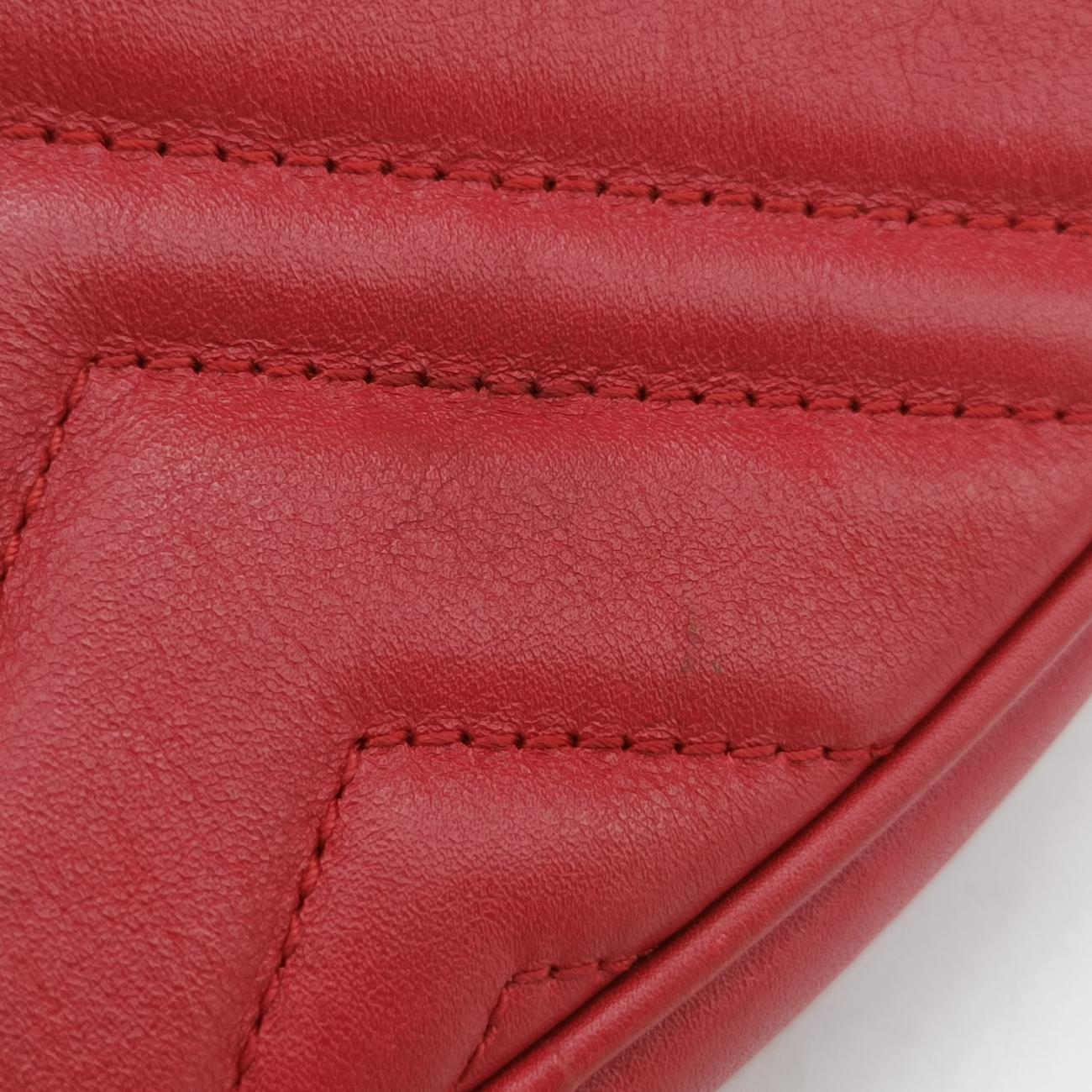 GG Marmont Red Leather 491294 A024517308GGマーモント レッド レザー 491294 A024517308
