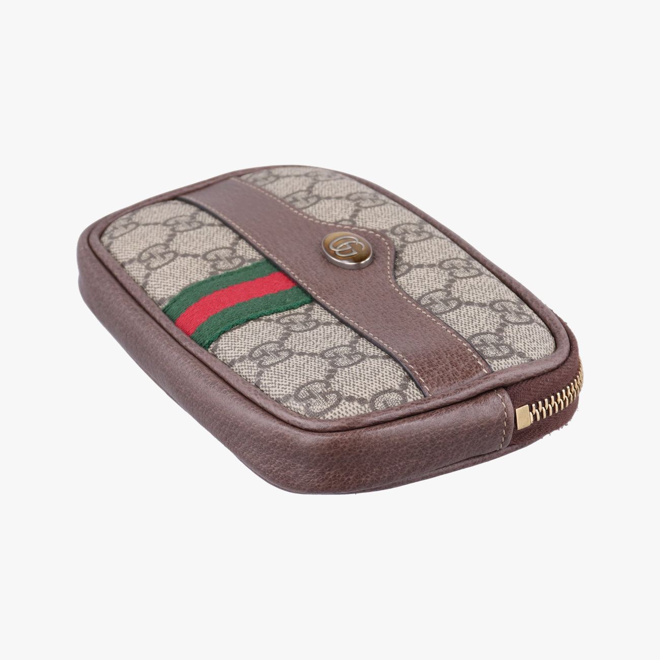 Ophidia Brown×Multicolour PVC coated canvas x leather 519308 オフィディア ブラウン×マルチカラー PVCコーティングキャンバス×レザー 519308 