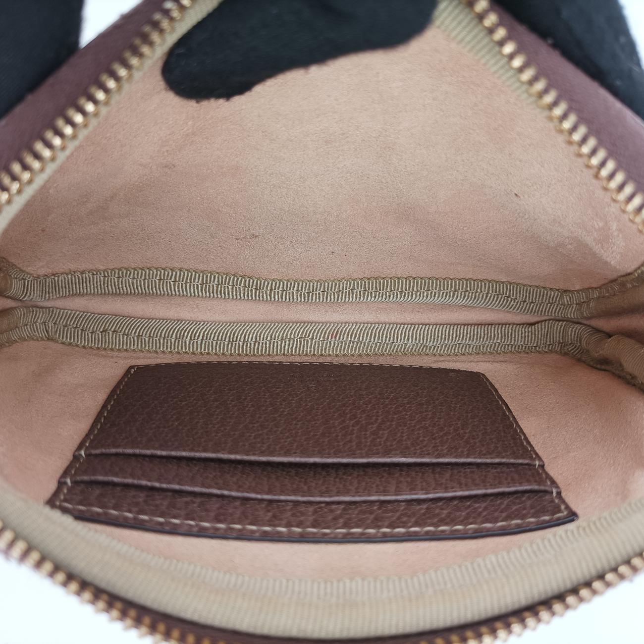 Ophidia Brown×Multicolour PVC coated canvas x leather 519308 オフィディア ブラウン×マルチカラー PVCコーティングキャンバス×レザー 519308 