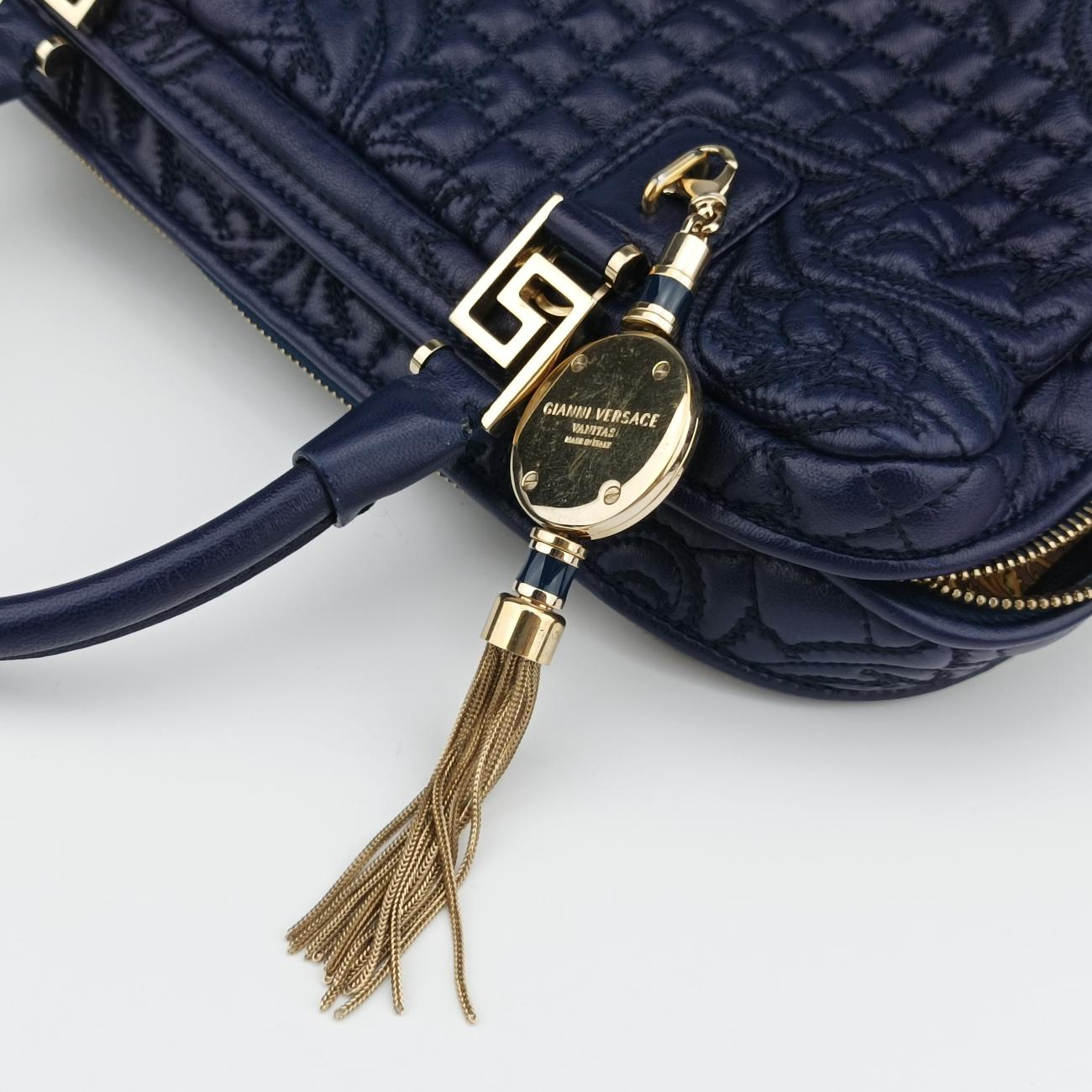 Medusa Demetra Vanitas Satchel Purple Leather メデューサ デメテル バニティ サッチェル パープル レザー 