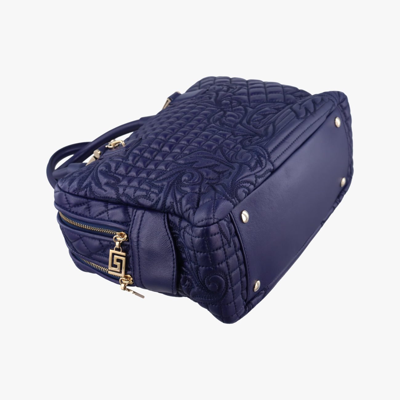 Medusa Demetra Vanitas Satchel Purple Leather メデューサ デメテル バニティ サッチェル パープル レザー 