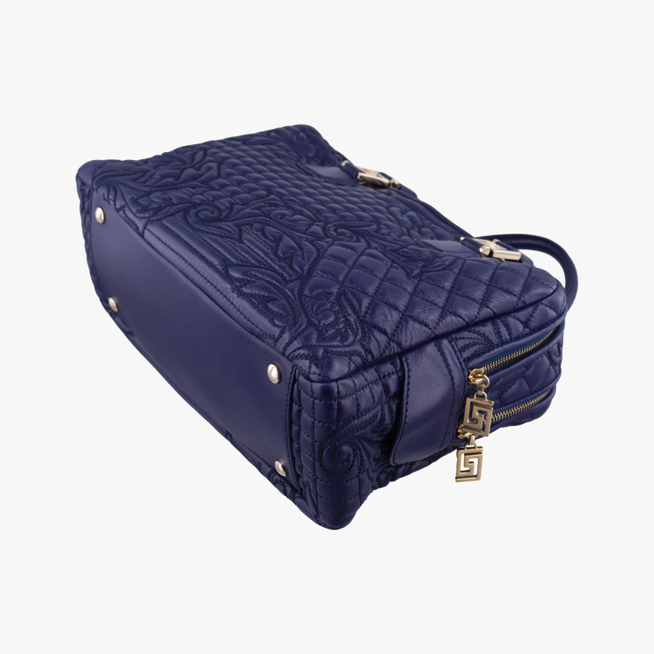 Medusa Demetra Vanitas Satchel Purple Leather メデューサ デメテル バニティ サッチェル パープル レザー 