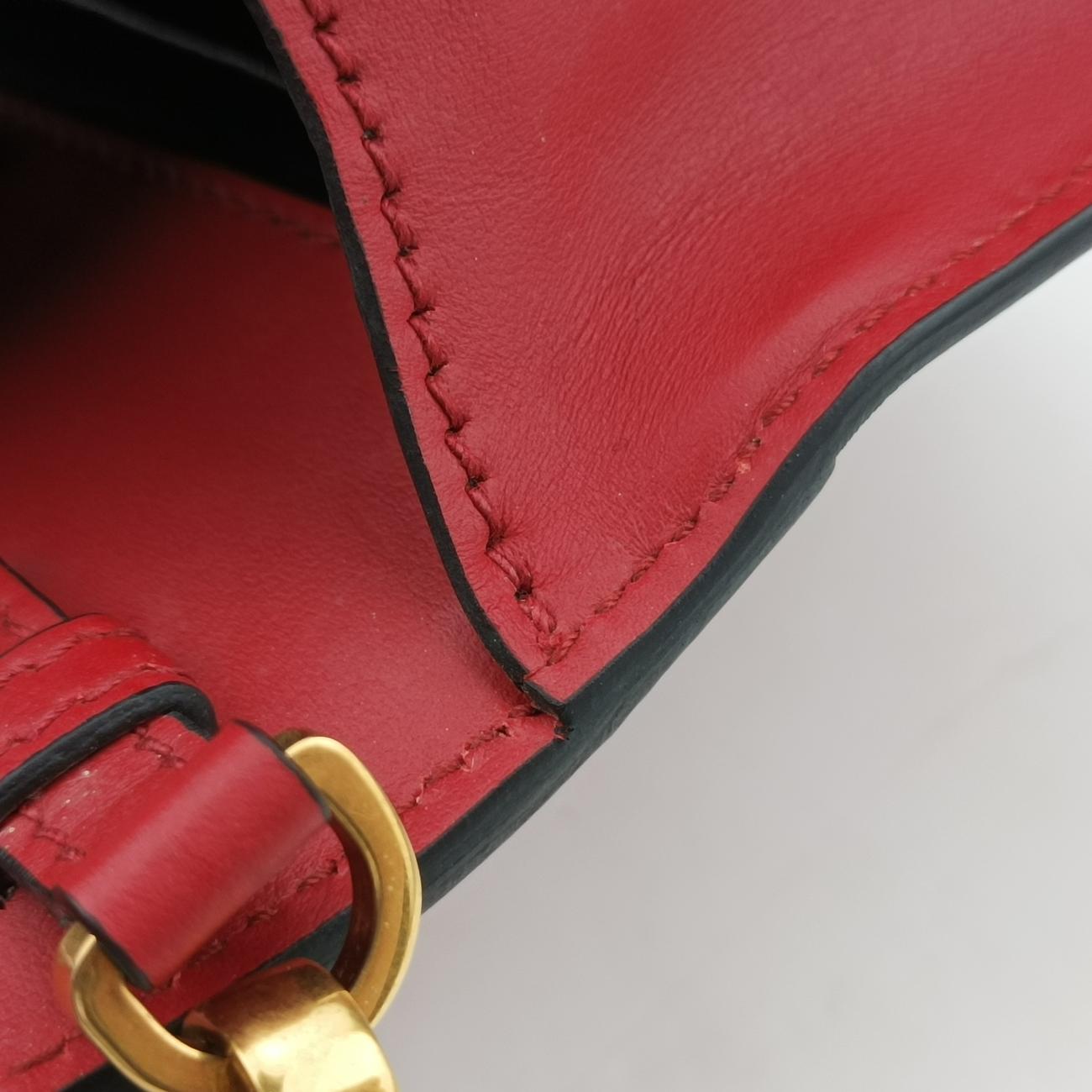 City Calf Cahier Red leather 25シティカーフ カイエ レッド レザー 25