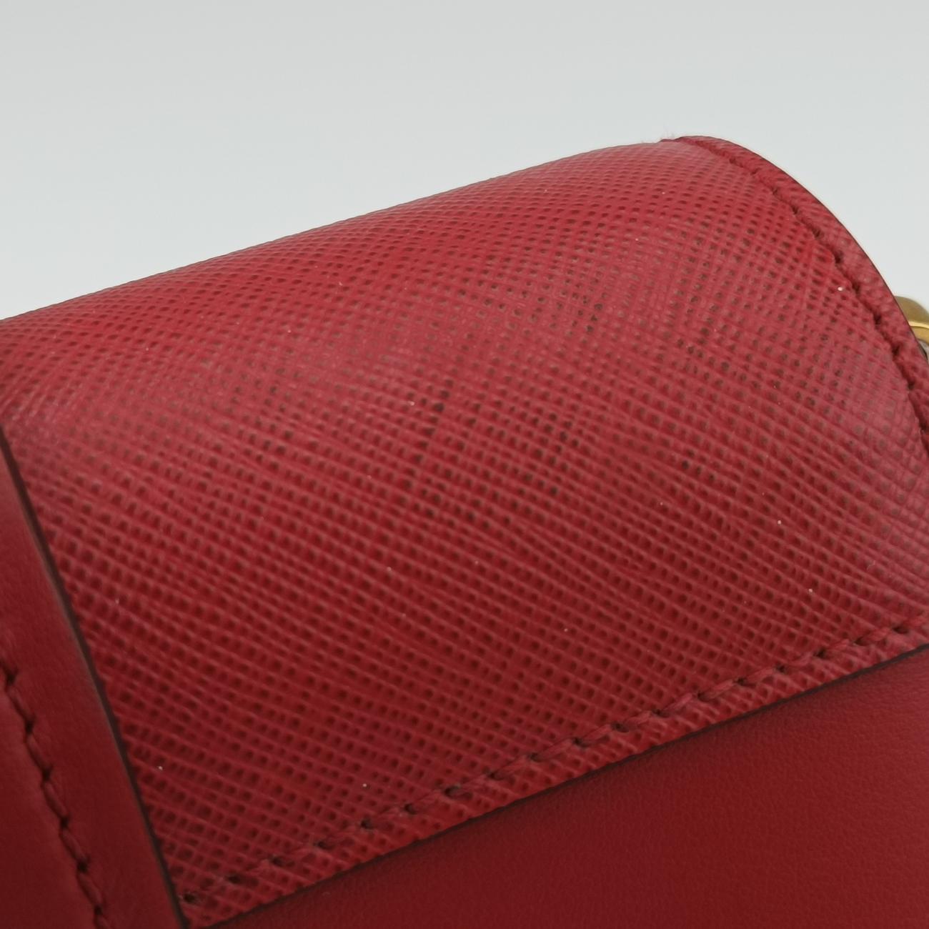 City Calf Cahier Red leather 25シティカーフ カイエ レッド レザー 25