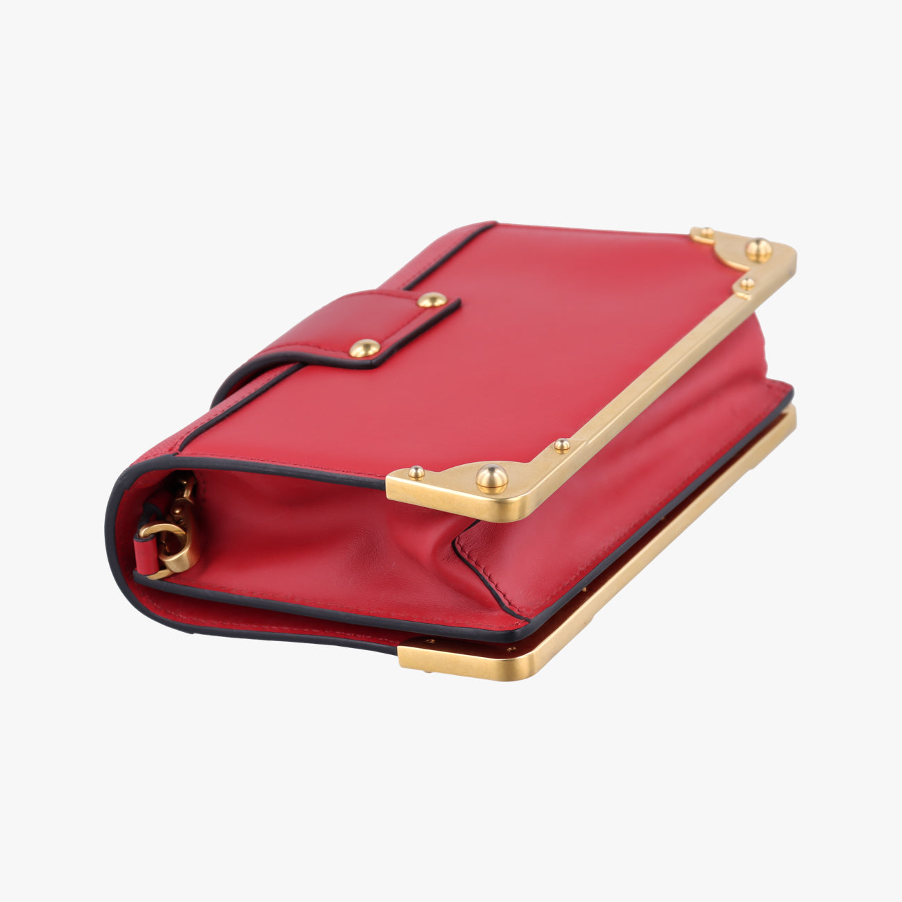 City Calf Cahier Red leather 25シティカーフ カイエ レッド レザー 25