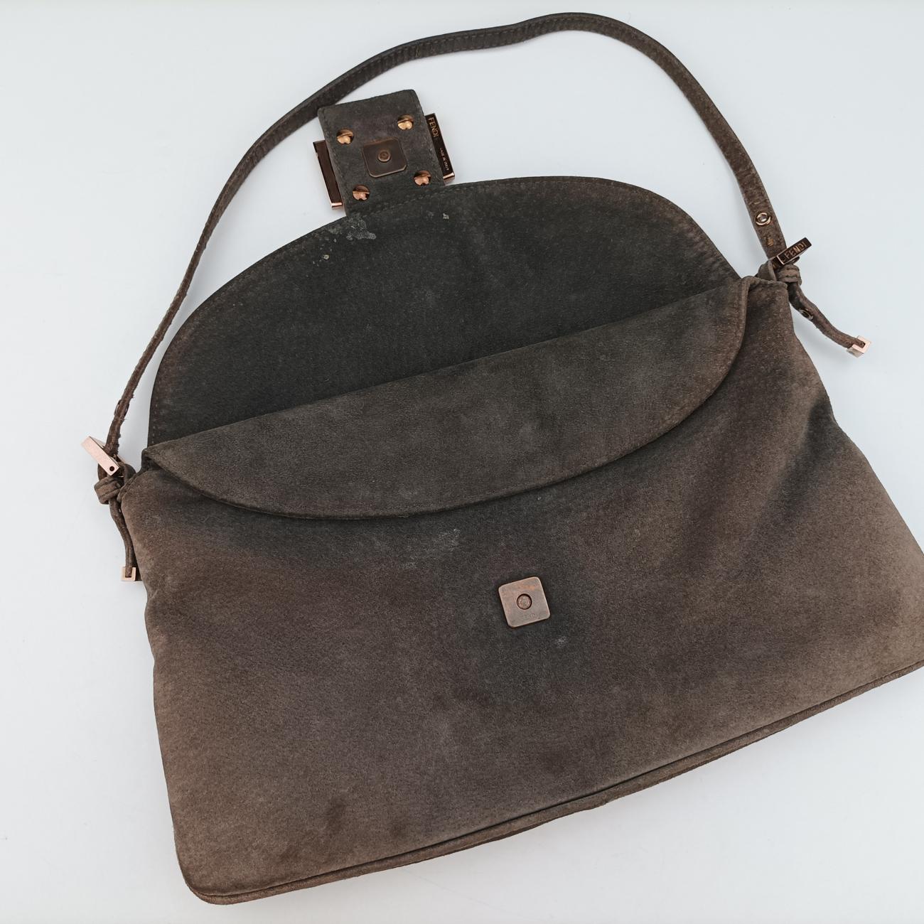 BaguetteBrownsuedeLot number unknownマンマバケットブラウンスエード製番不明