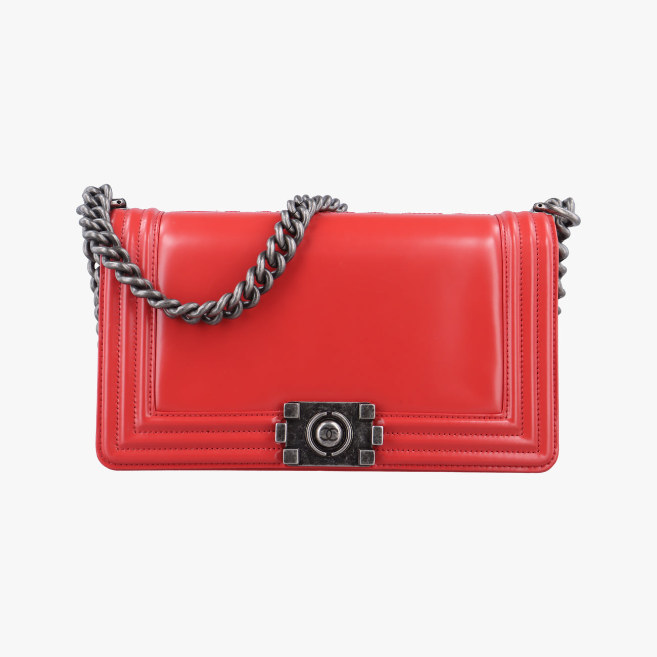 BOY CHANEL Red Leather 21509383ボーイシャネル レッド レザー A67086 21509383