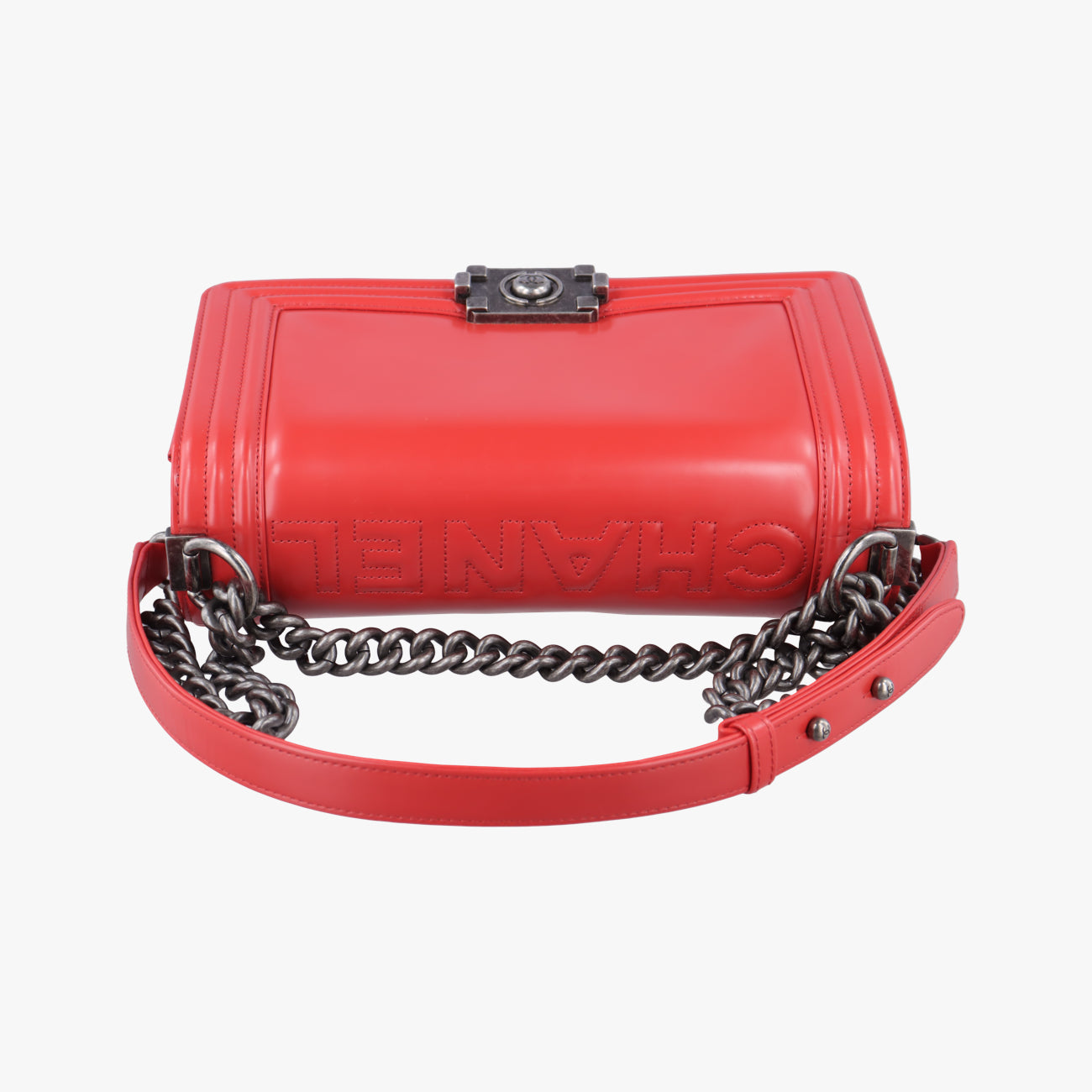 BOY CHANEL Red Leather 21509383ボーイシャネル レッド レザー A67086 21509383