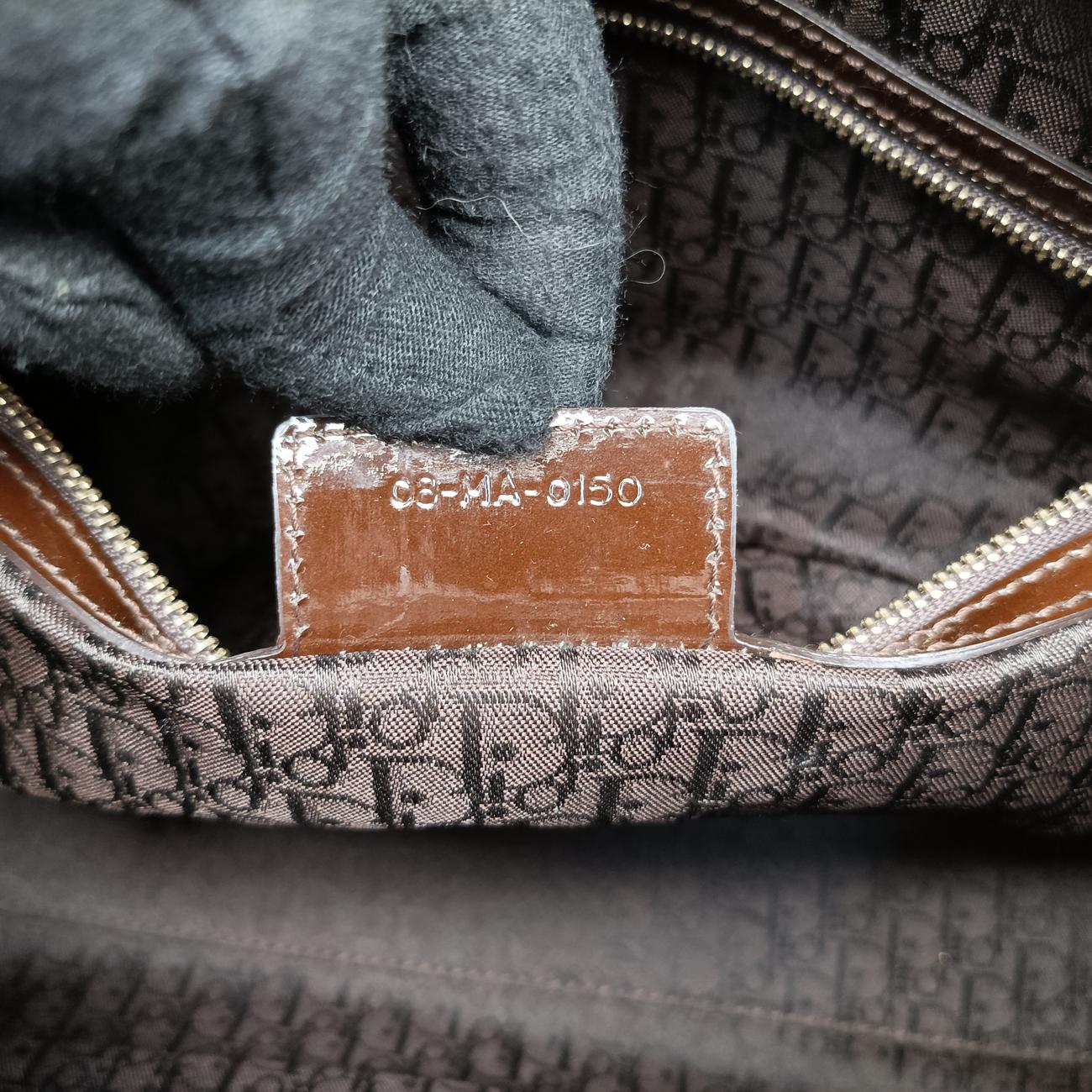 Lady Dior brownish red Patent 08-MA-0150レディディオール ブラウニッシュレッド パテント 08-MA-0150