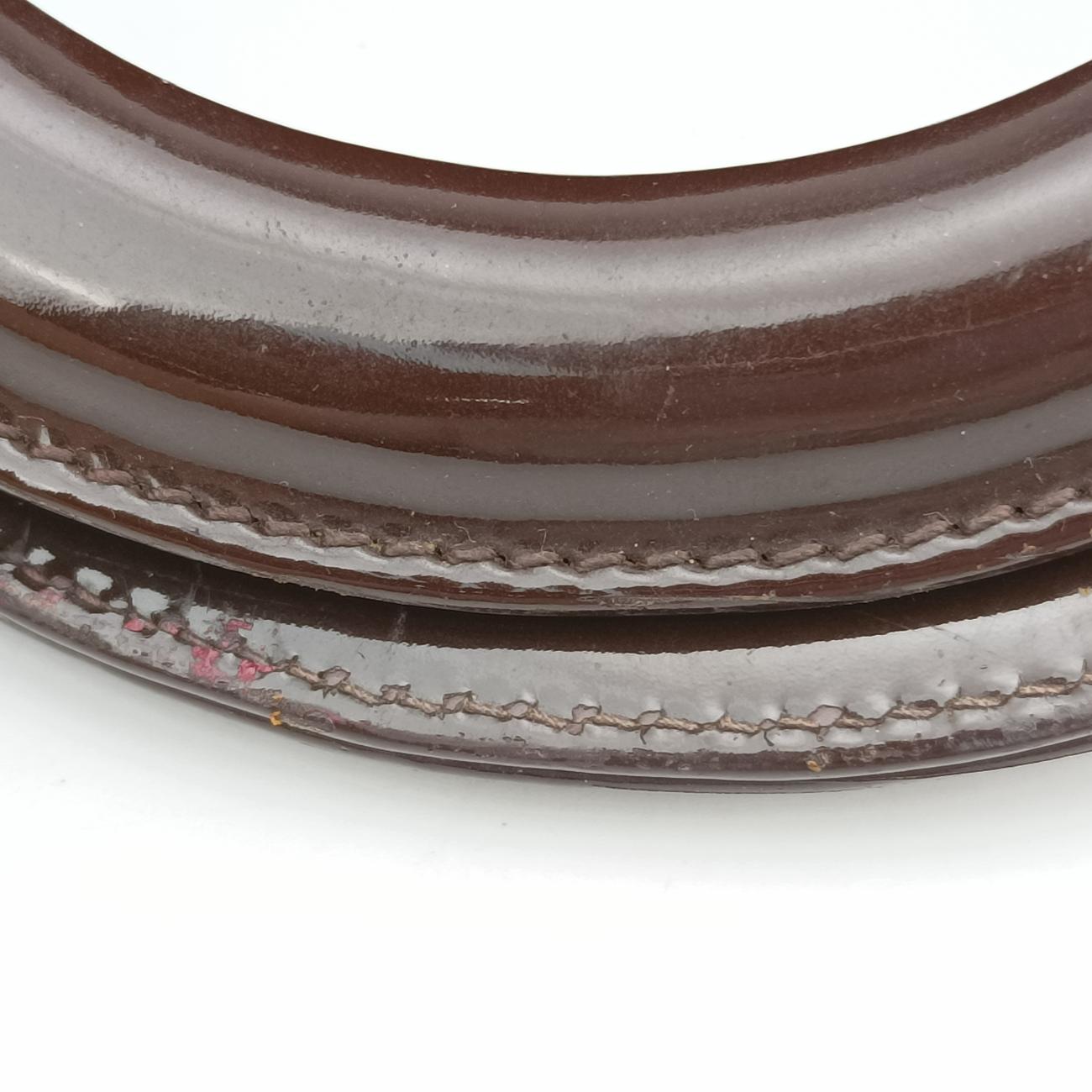 Lady Dior brownish red Patent 08-MA-0150レディディオール ブラウニッシュレッド パテント 08-MA-0150