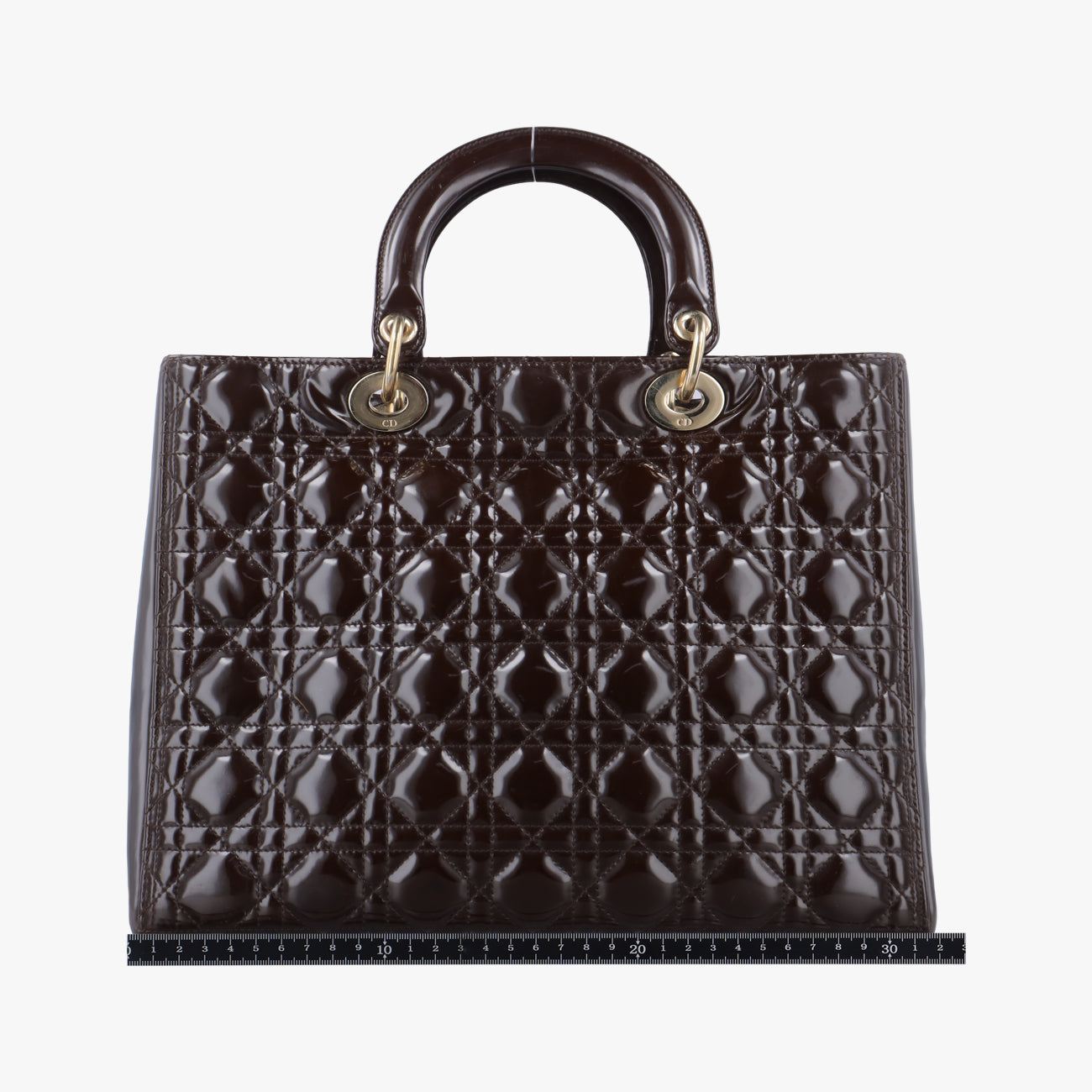 Lady Dior brownish red Patent 08-MA-0150レディディオール ブラウニッシュレッド パテント 08-MA-0150