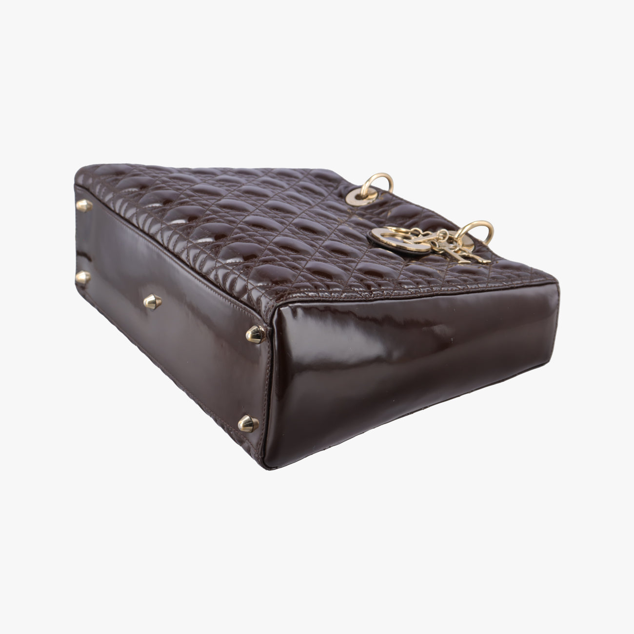 Lady Dior brownish red Patent 08-MA-0150レディディオール ブラウニッシュレッド パテント 08-MA-0150