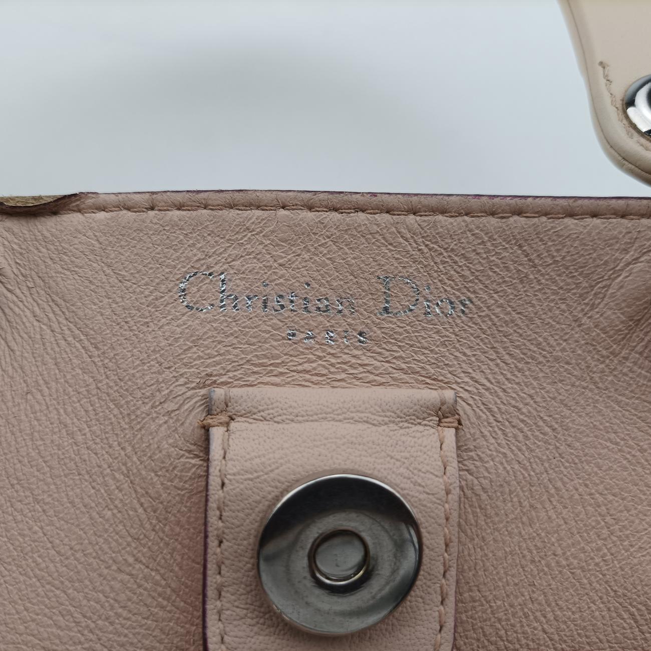 Diorissimo Beige×Purple Leather 09- MA-1112ディオリッシモ ベージュ×パープル レザー 09- MA-1112