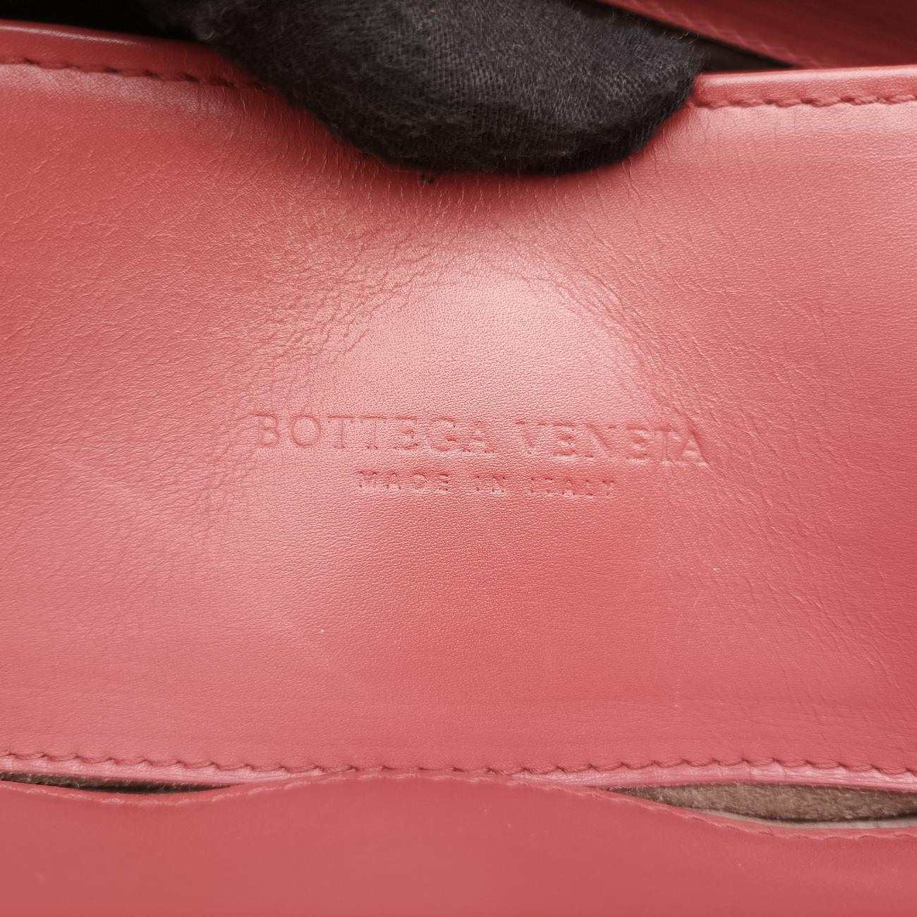 Roma Intrecciato Burgundy lambskin B01570745Eローマ イントレチャート ワインレッド ラムスキン B01570745E
