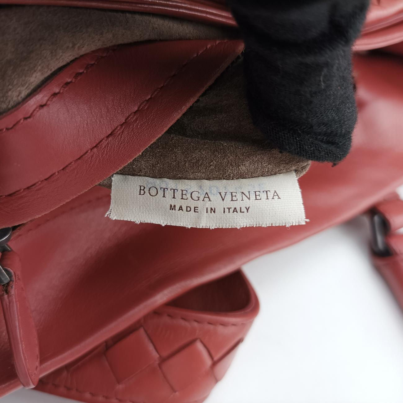 Roma Intrecciato Burgundy lambskin B01570745Eローマ イントレチャート ワインレッド ラムスキン B01570745E