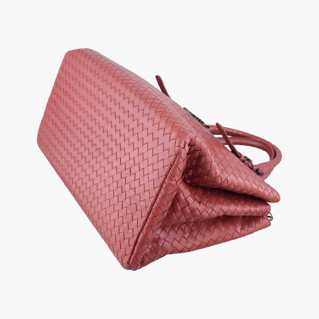 Roma Intrecciato Burgundy lambskin B01570745Eローマ イントレチャート ワインレッド ラムスキン B01570745E