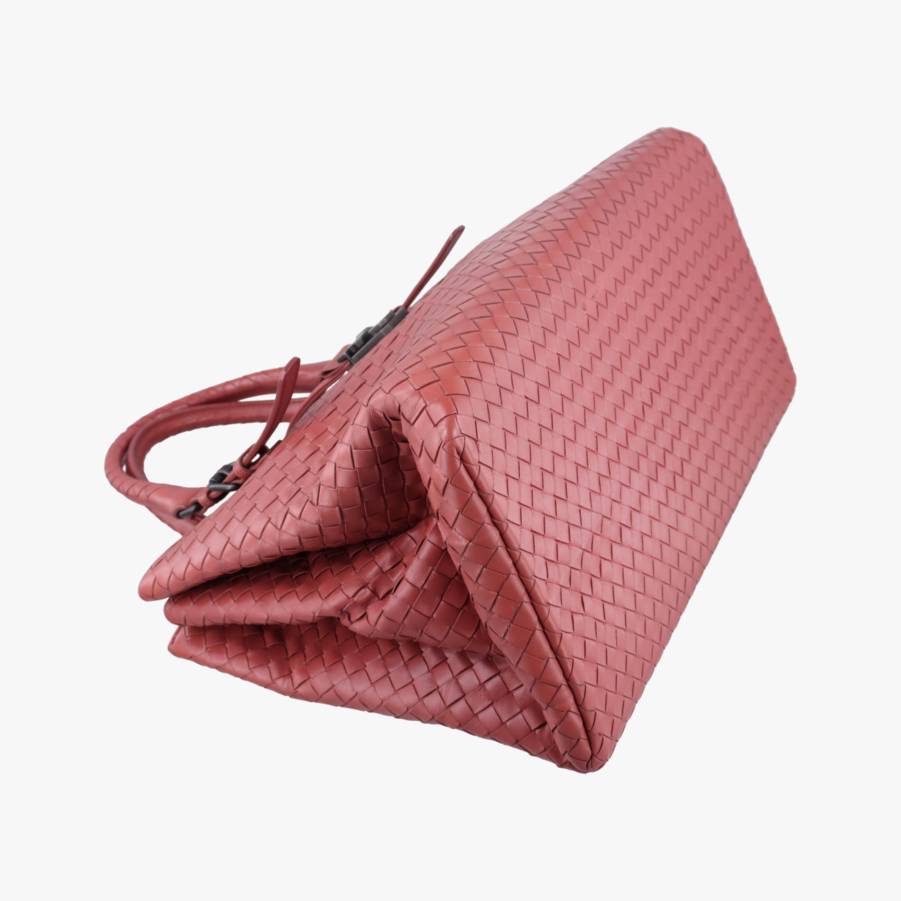 Roma Intrecciato Burgundy lambskin B01570745Eローマ イントレチャート ワインレッド ラムスキン B01570745E