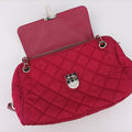 Stitched quiltingPinkNylon/LeatherBR4965173ステッチキルティングピンクナイロン/レザーBR4965173