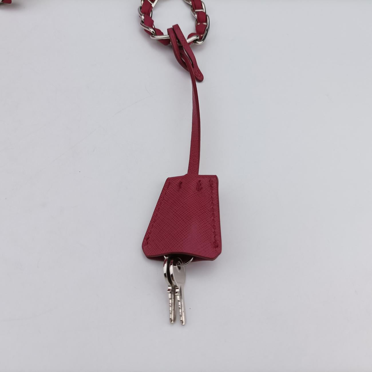 Stitched quiltingPinkNylon/LeatherBR4965173ステッチキルティングピンクナイロン/レザーBR4965173