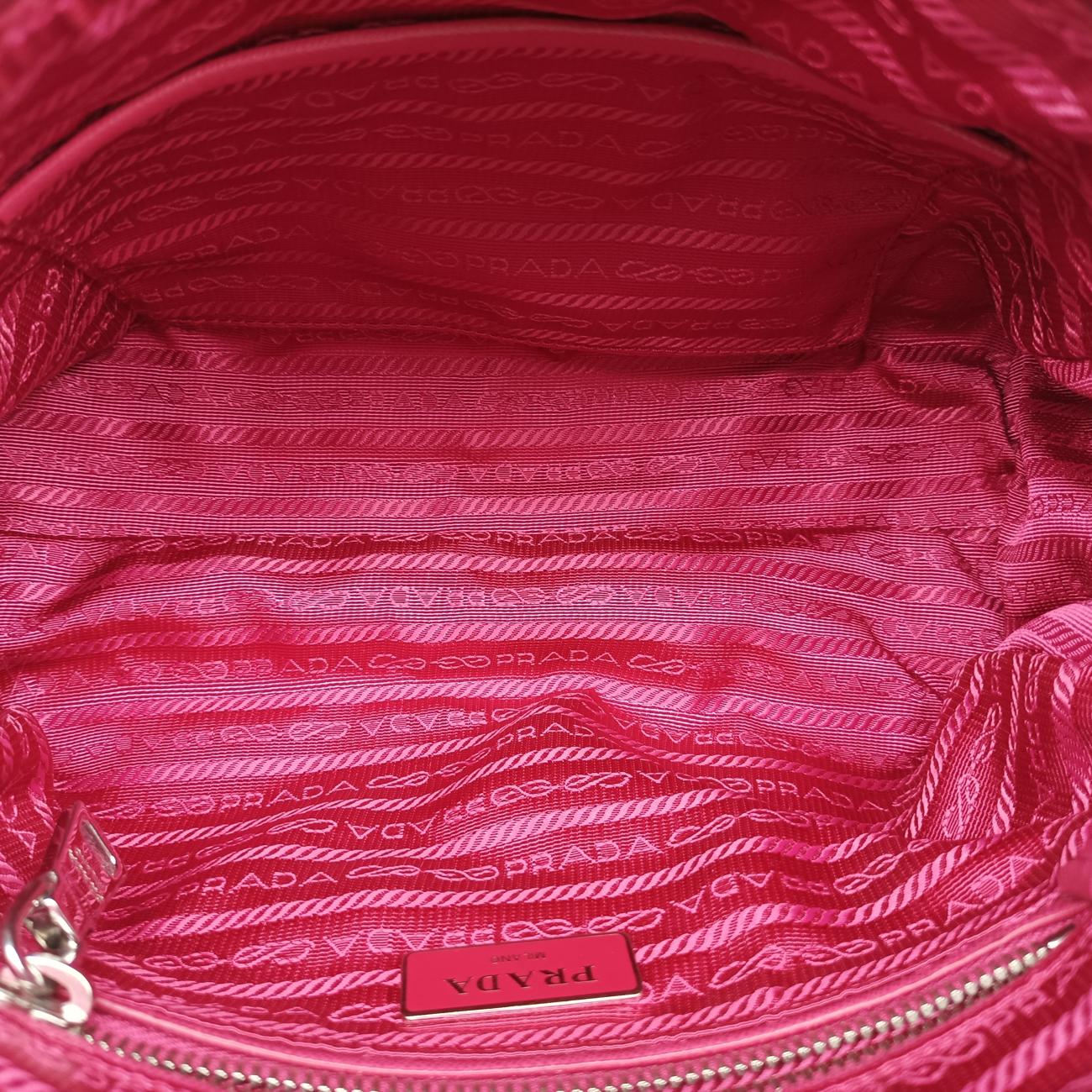 Stitched quiltingPinkNylon/LeatherBR4965173ステッチキルティングピンクナイロン/レザーBR4965173